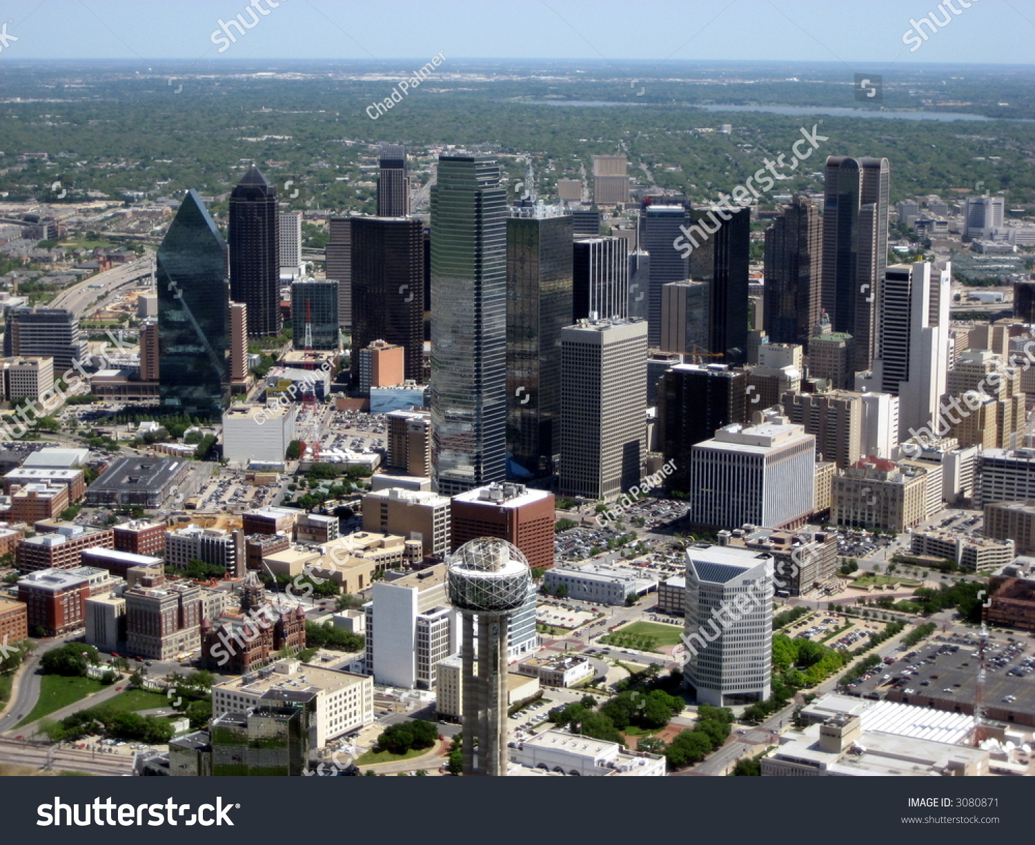 Aerial Of Dallas 2 Stock Photo 3080871 : Shutterstock