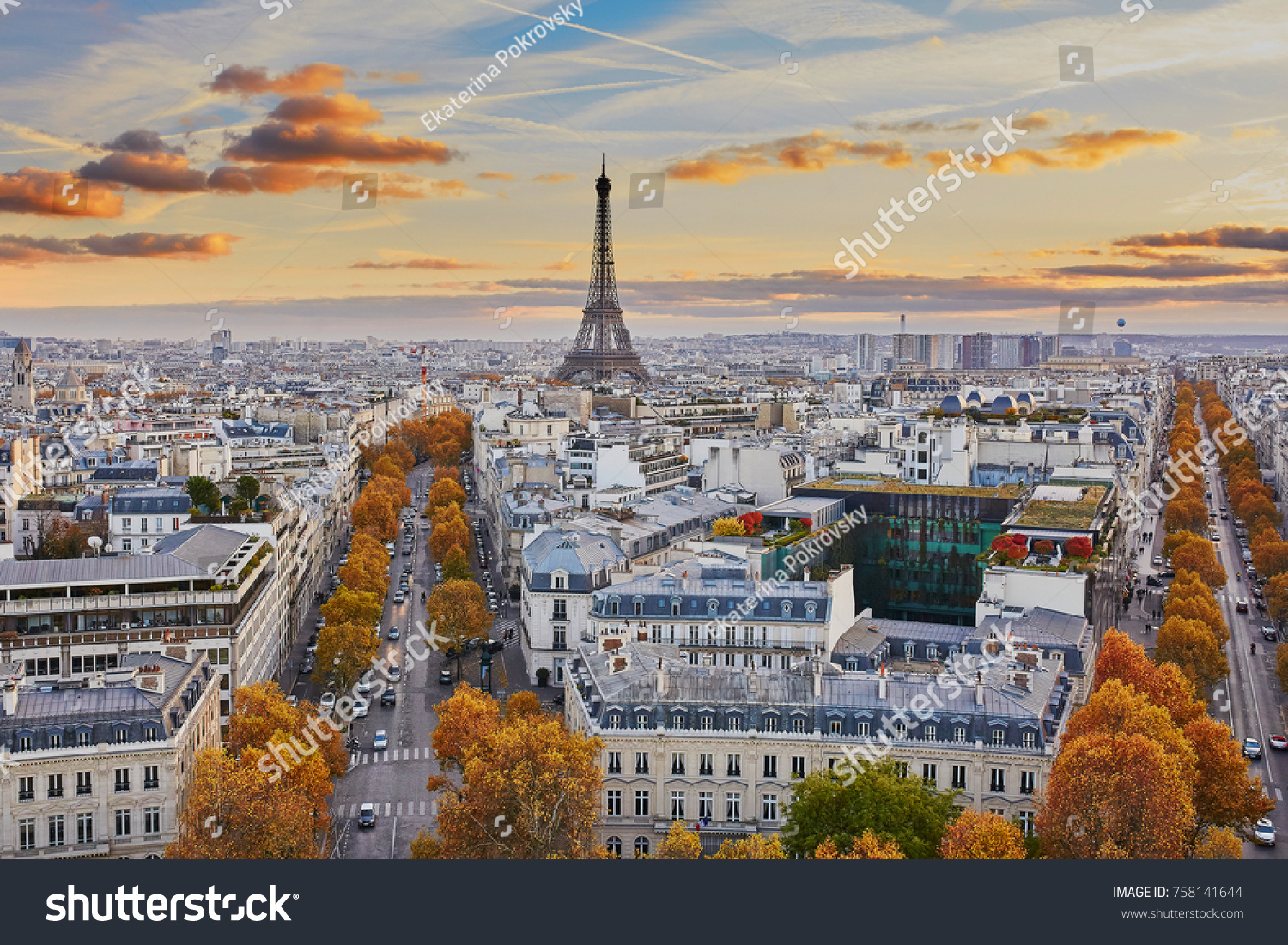 paris france birds eye view