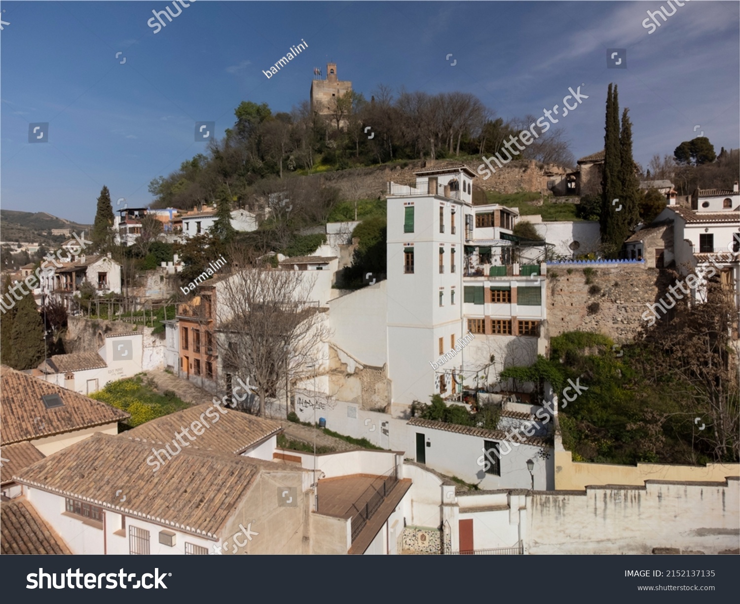 Aerial Panoramic View On Buildings Old Stock Photo 2152137135 ...