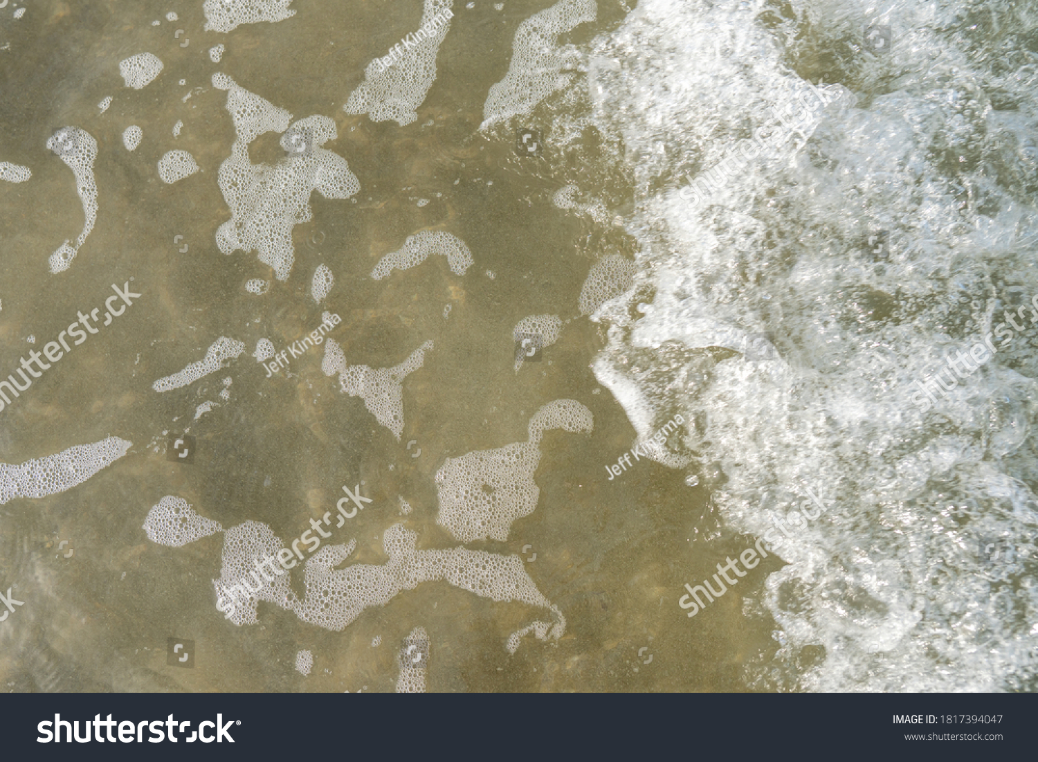 Aerial Top View White Waves Water Stock Photo 1817394047 | Shutterstock