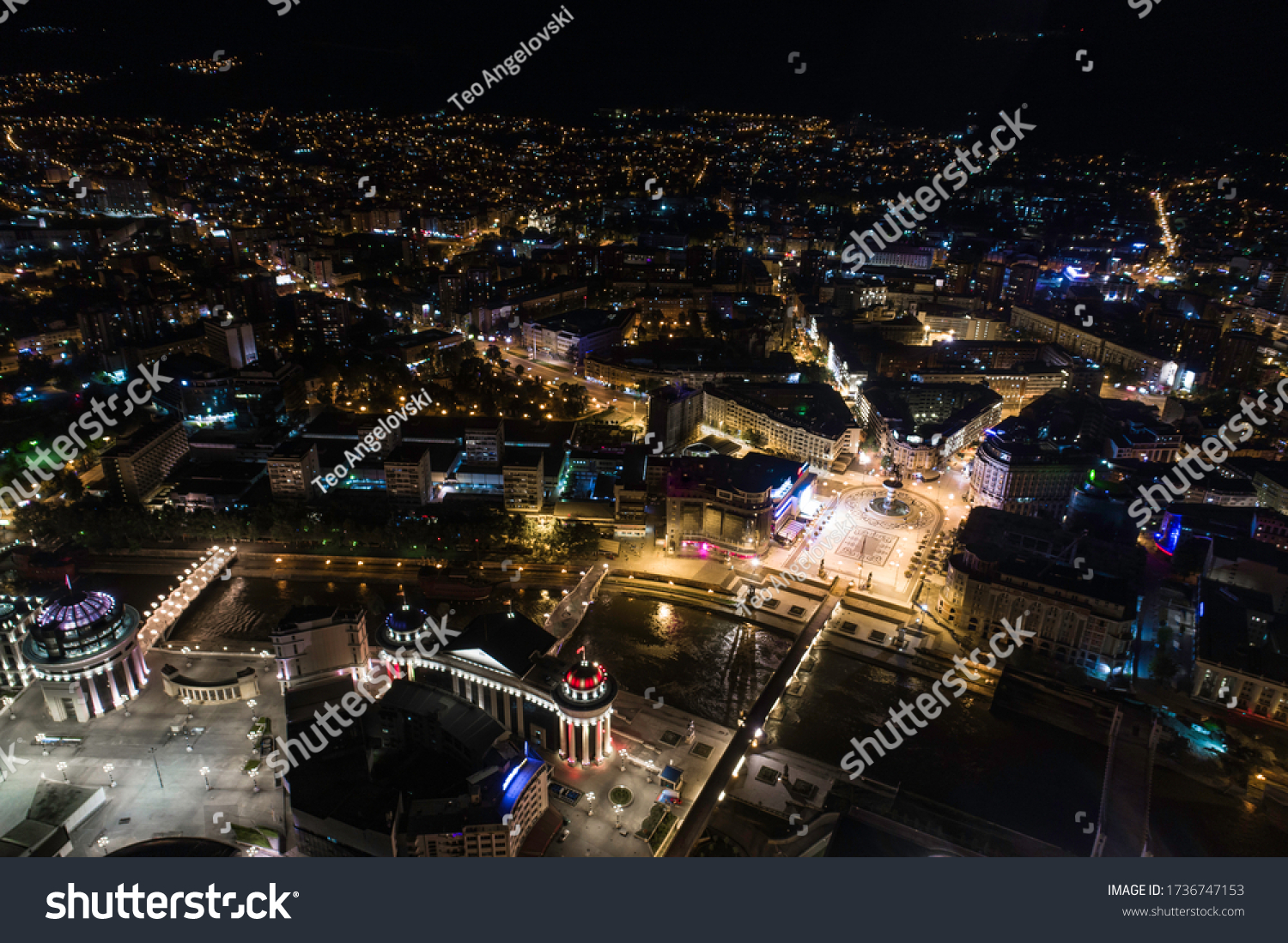 328 Skopje skyline Images, Stock Photos & Vectors | Shutterstock