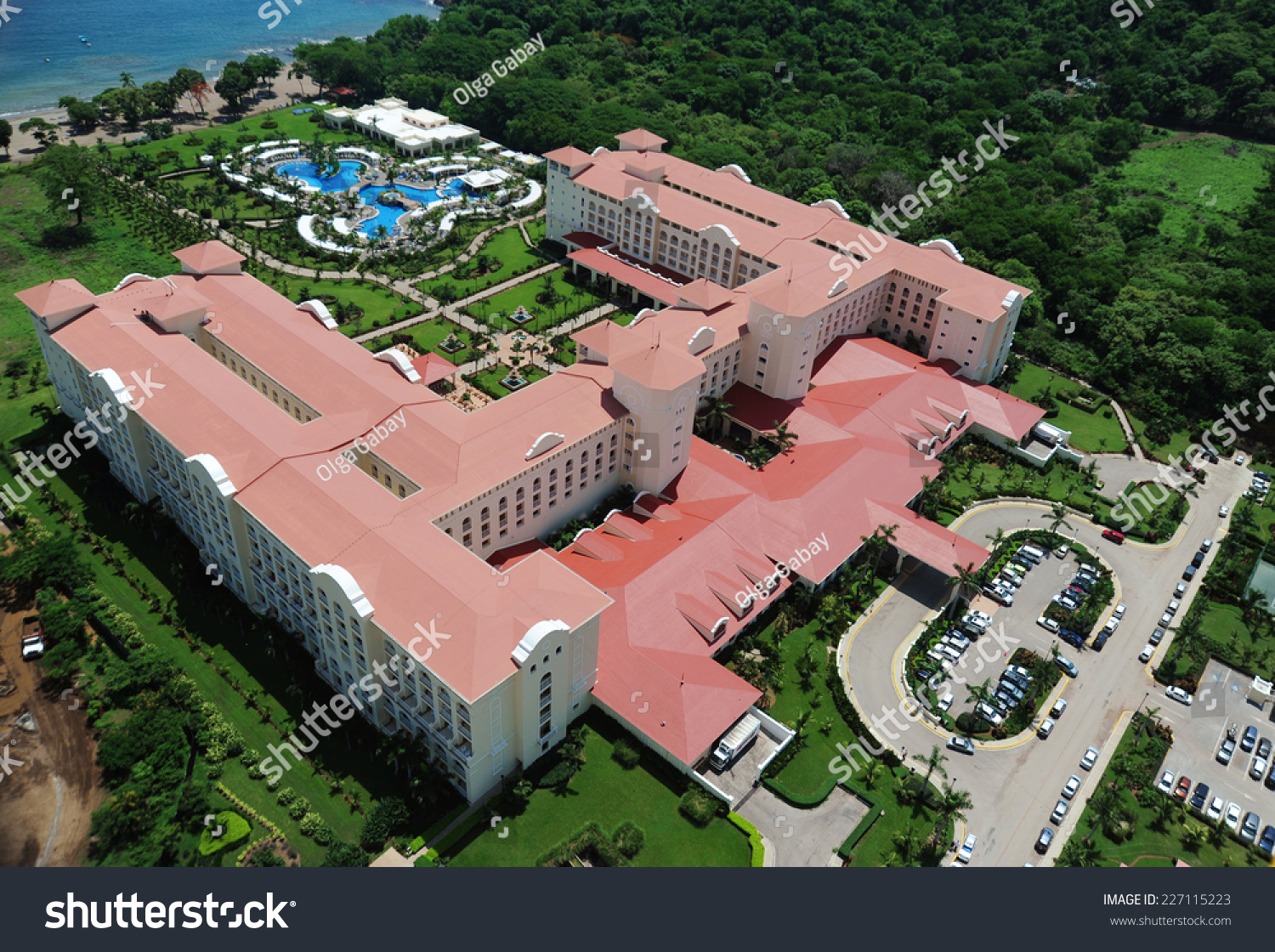 Aerial View Luxury Resort Tamarindo Area Stock Photo Edit Now
