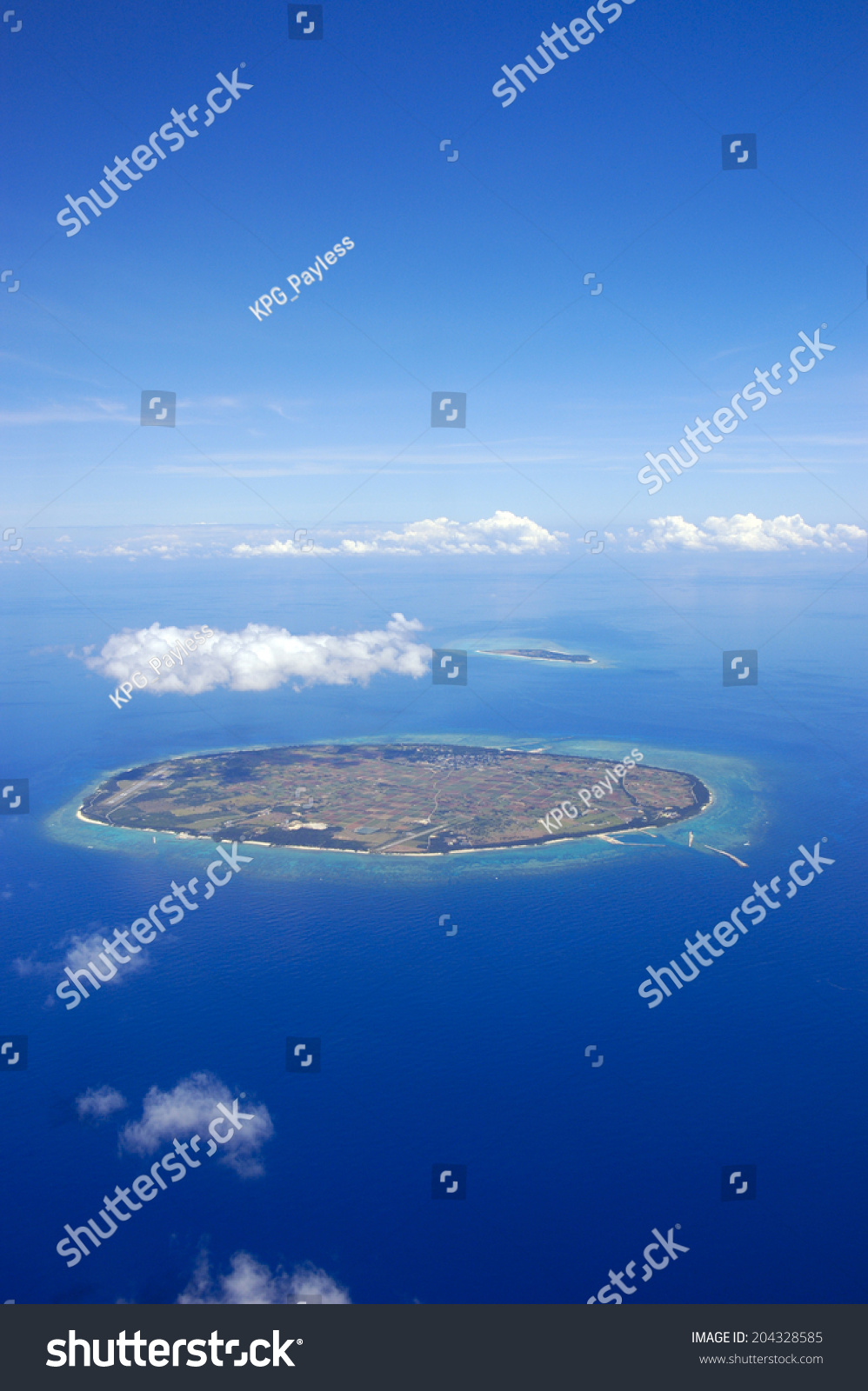 Aerial View Minna Tarama Island Stock Photo Edit Now