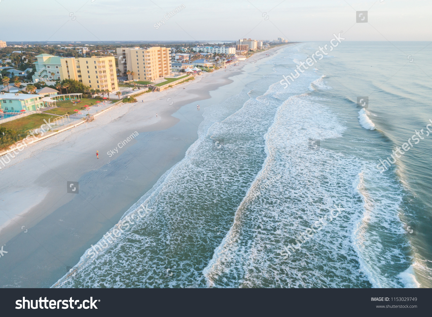 Aerial View New Smyrna Beach Florida Stock Photo Edit Now