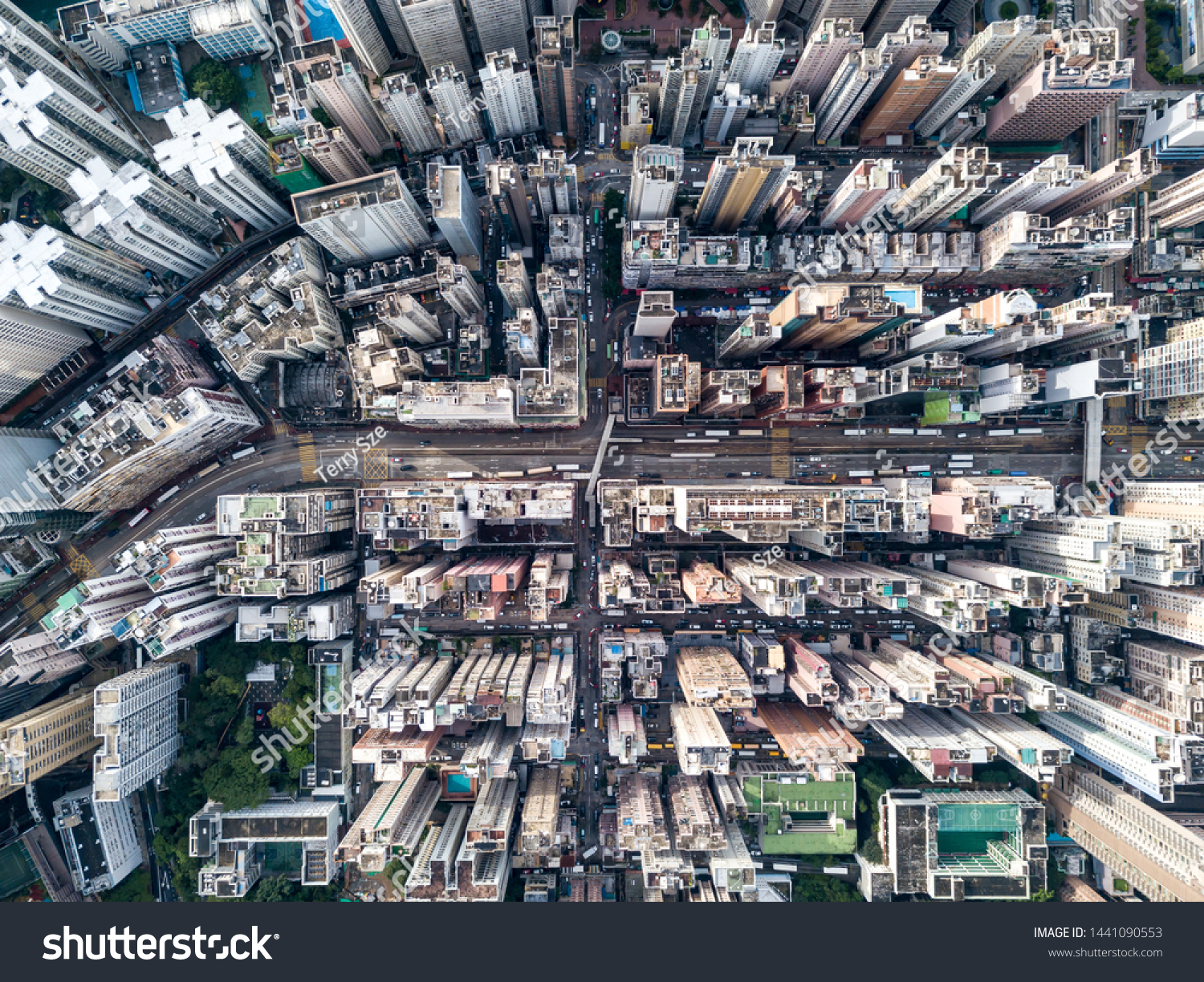 Aerial View North Point Hong Kong Stock Photo Edit Now