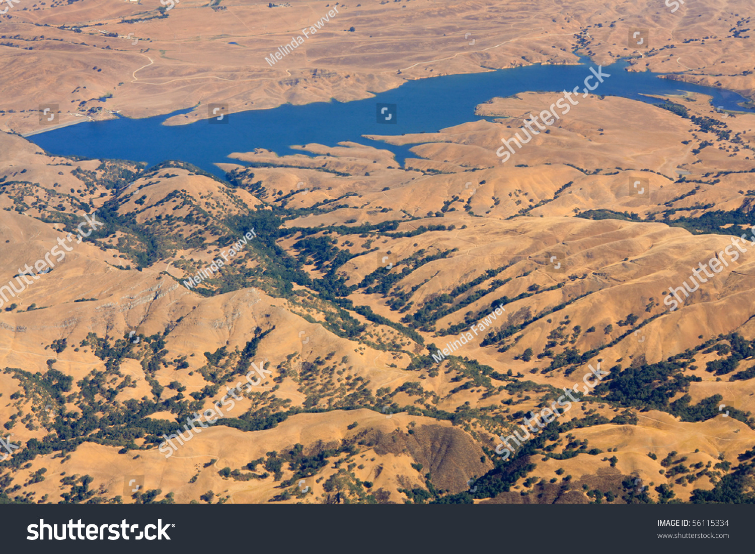 Aerial View Of San Antonio Reservoir. Stock Photo 56115334 : Shutterstock