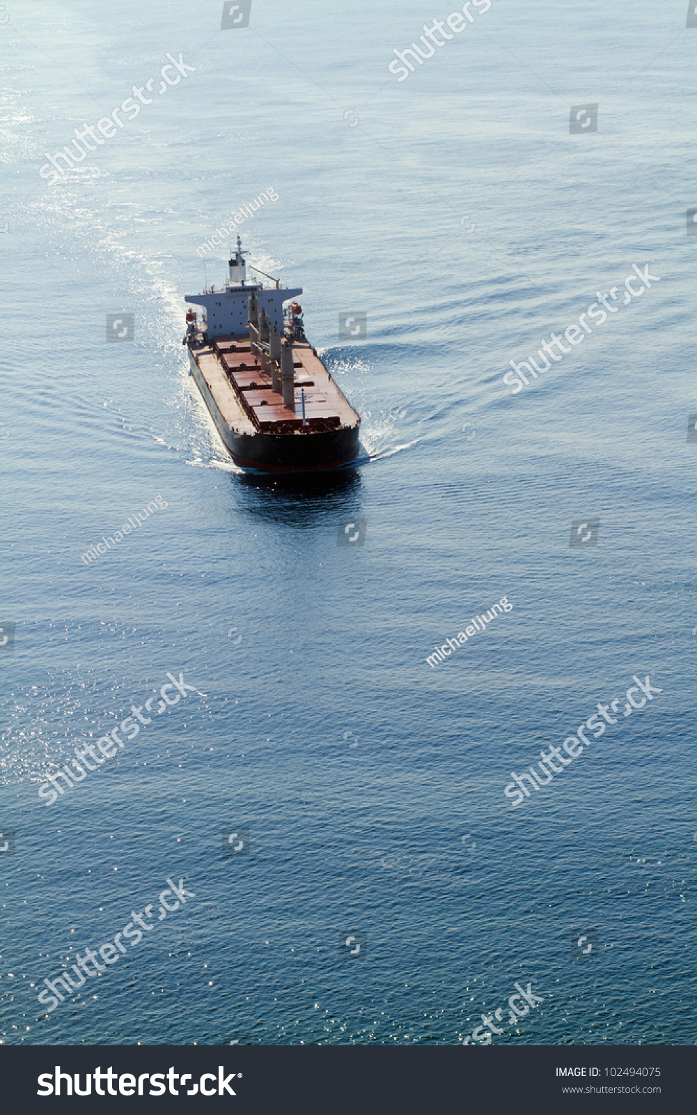 Aerial View Ship On Ocean Stock Photo 102494075 - Shutterstock