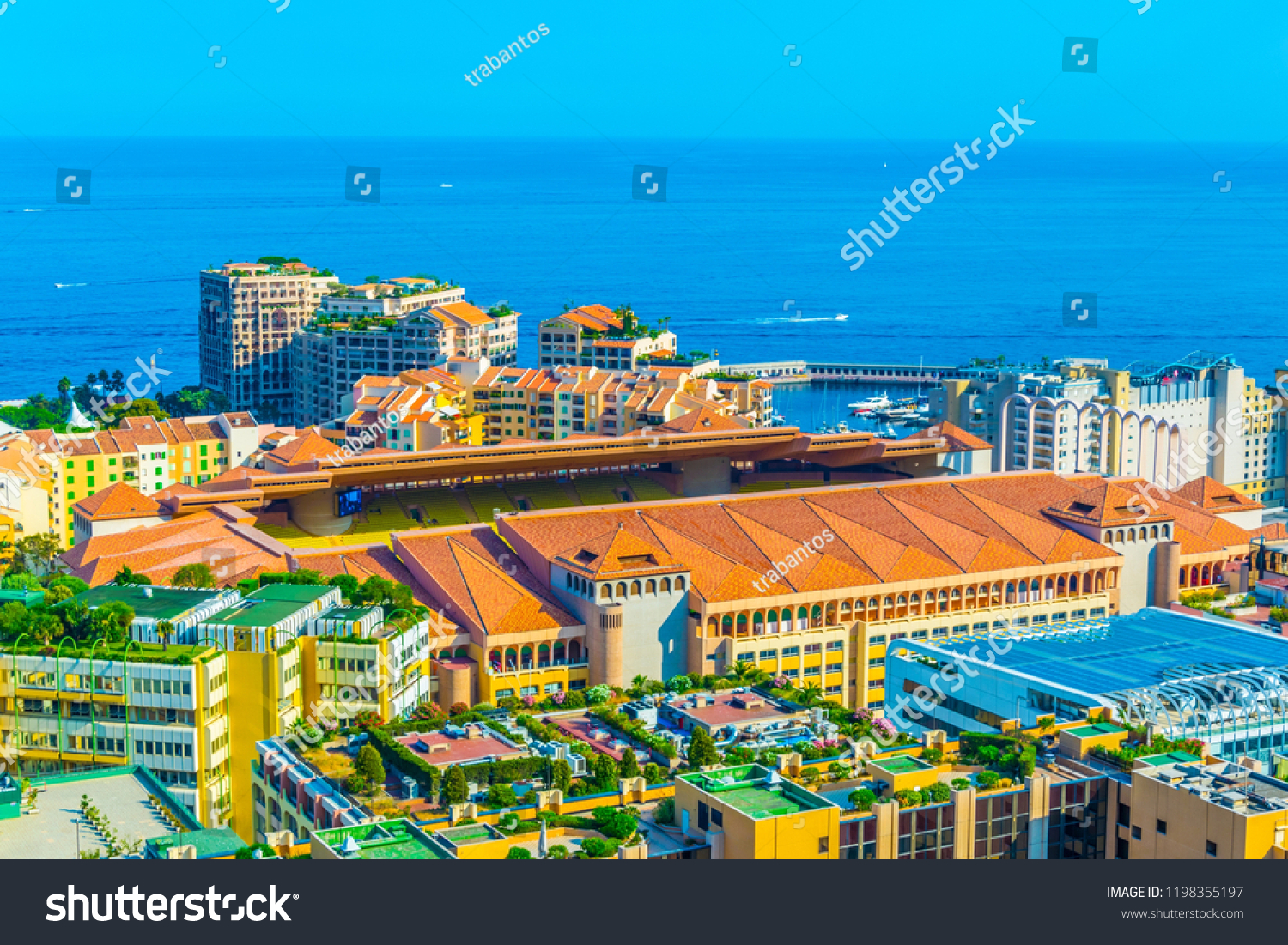 Aerial View Stade Louis Ii Monaco Stock Photo Edit Now