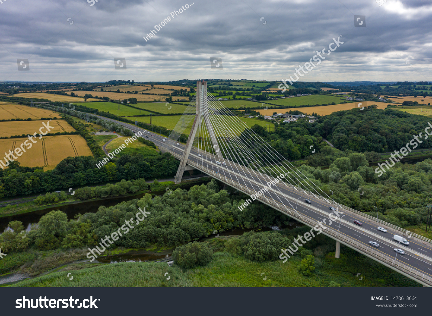 Aerial View Mary Mcaleese Boyne Valley Stock Photo 1470613064 ...