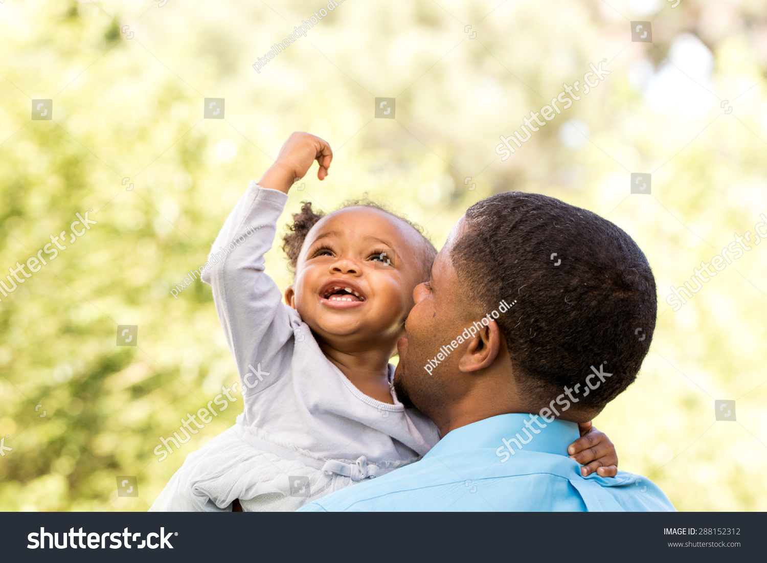 African American Father And Daughter Stock Photo 288152312 : Shutterstock