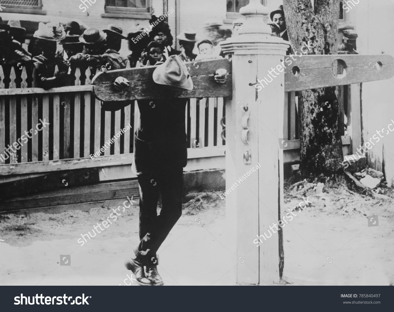 African American Man His Neck Hands Stock Photo 785840497 | Shutterstock