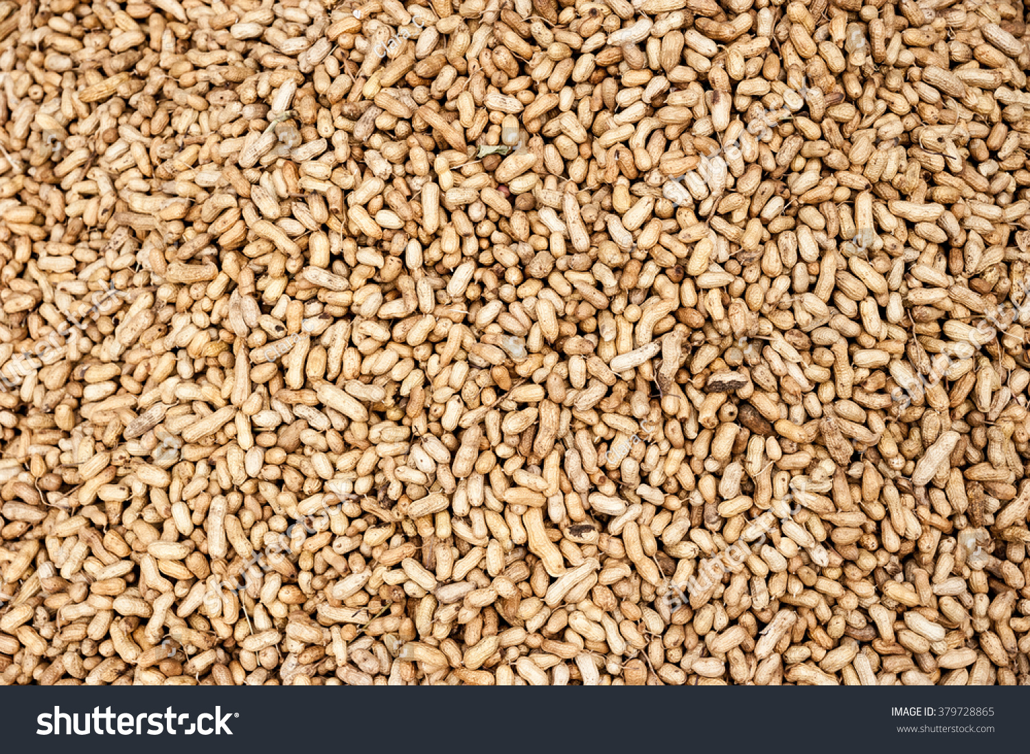 African Market Benin 2015 Peanuts Shell Stock Photo (Edit Now) 379728865