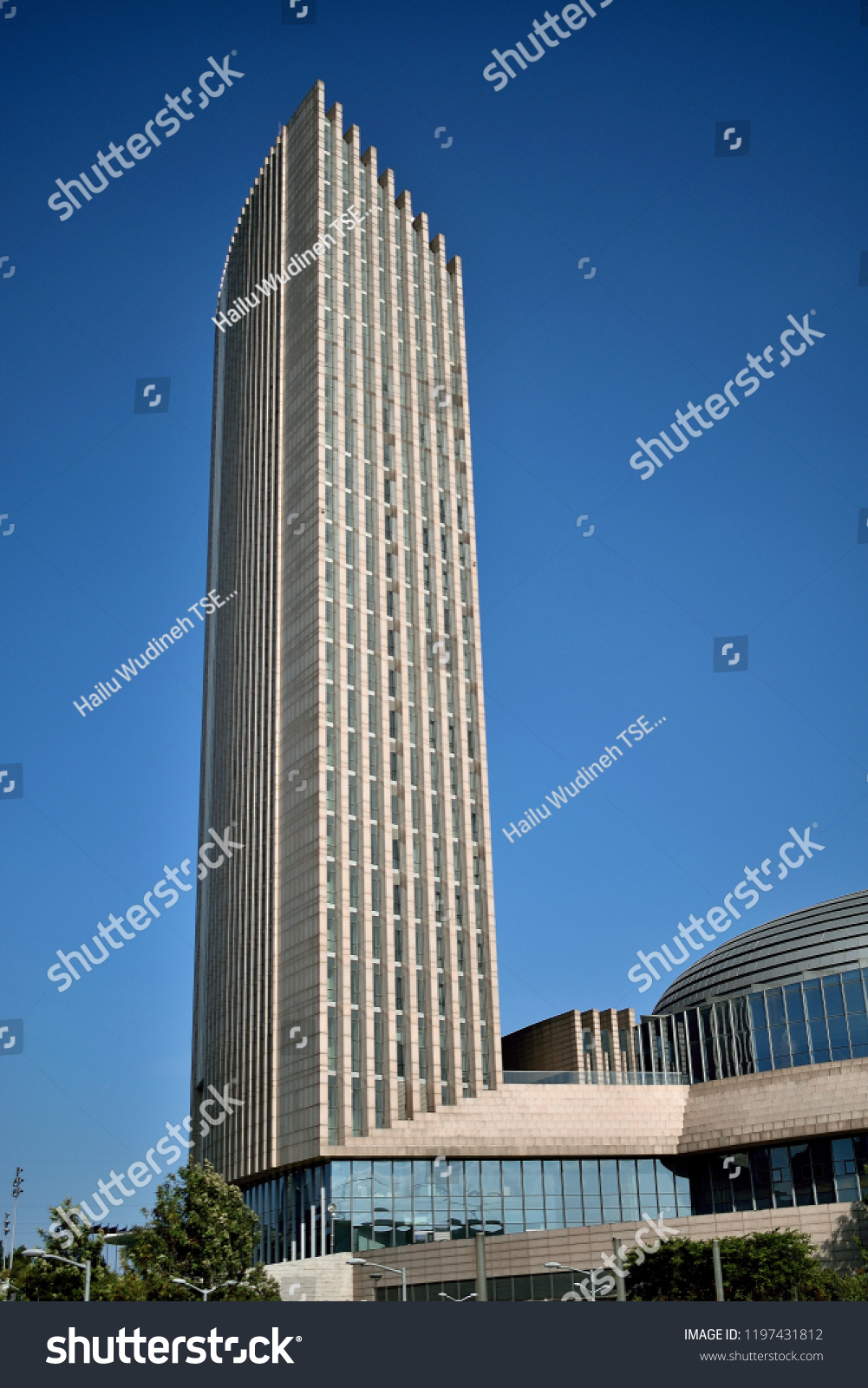 African Union Commission Headquarters 08 October Stock Photo 1197431812 ...