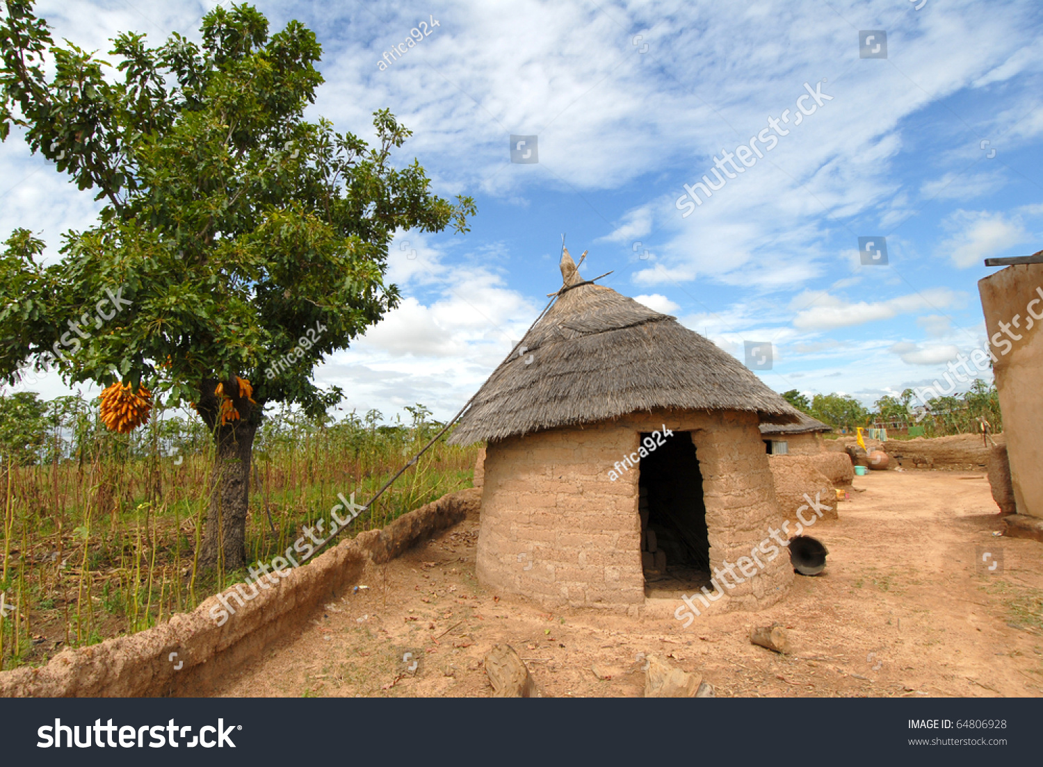 African Village Stock Photo 64806928 - Shutterstock