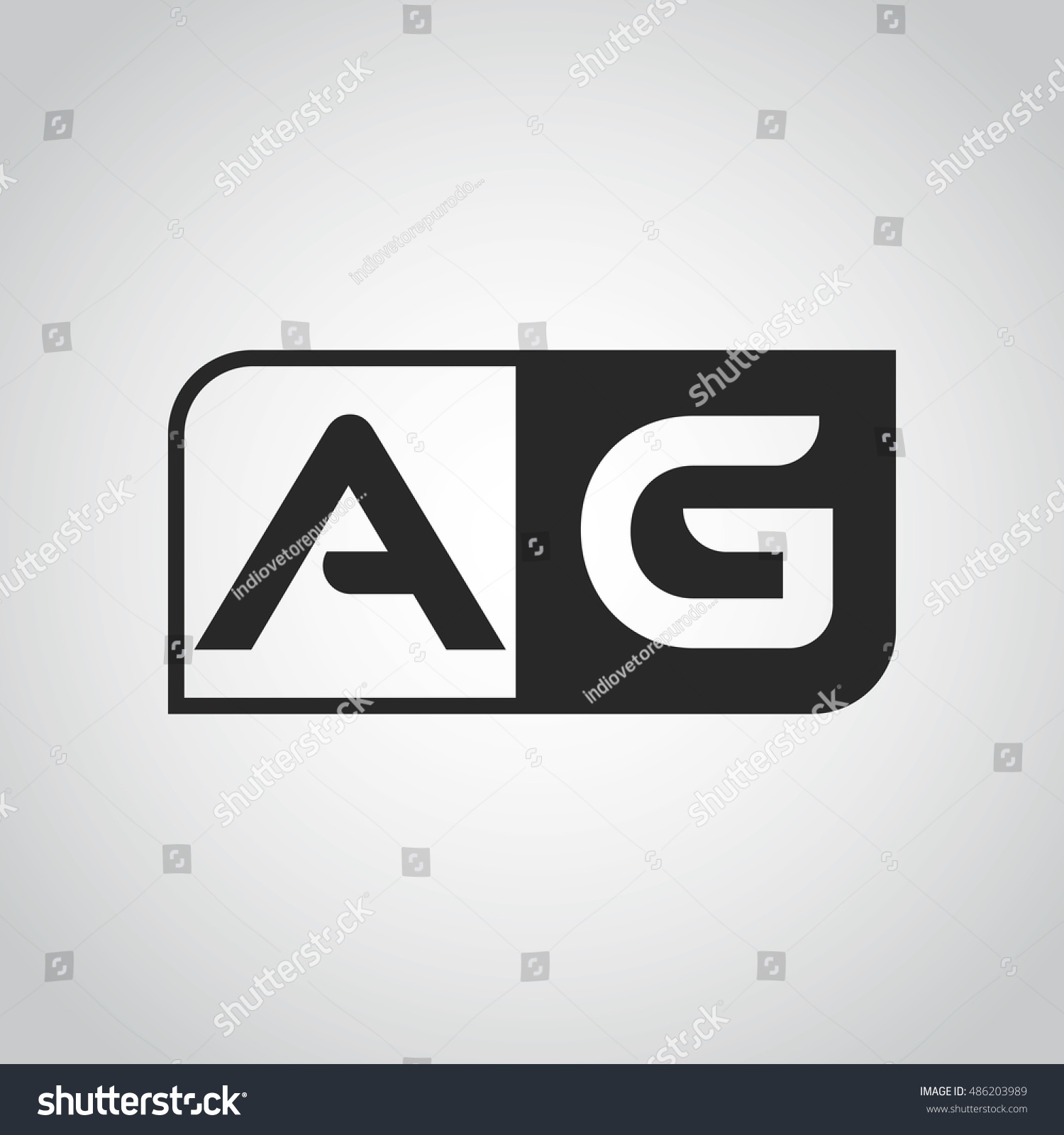 Ag Logo Stock Illustration 486203989 - Shutterstock