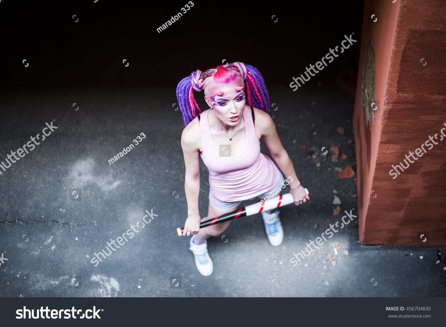 Russian redhead teen baseball bat Russian redhead teen baseball bat