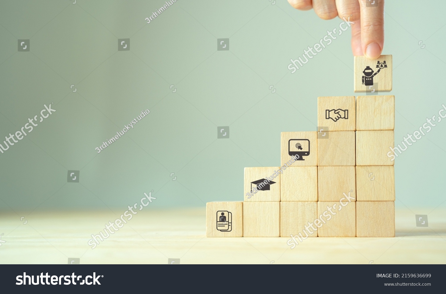 Ai Recruiting Technology Concept Using Artificial Stock Photo ...