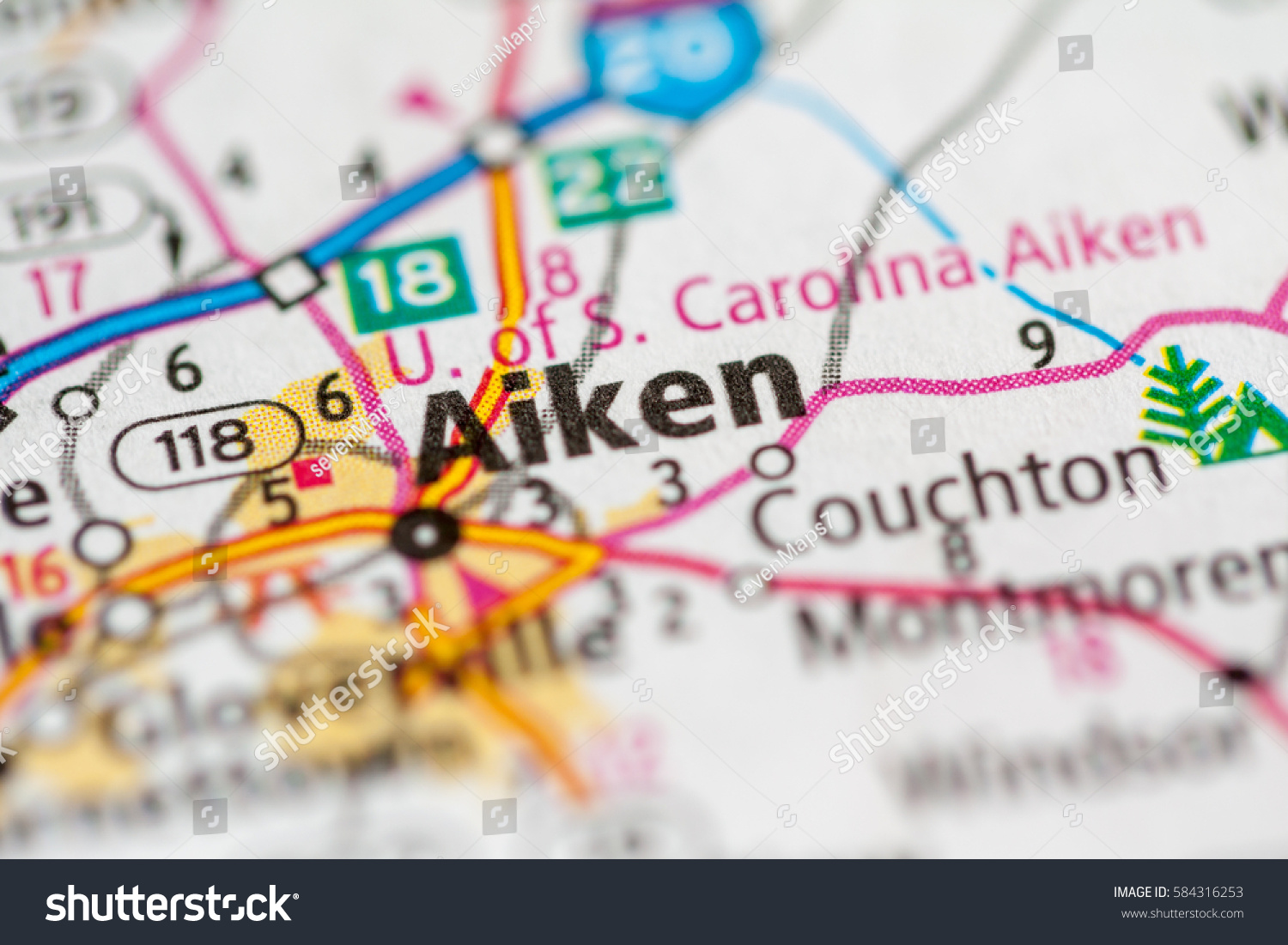 Aiken South Carolina Usa Stock Photo 584316253 | Shutterstock