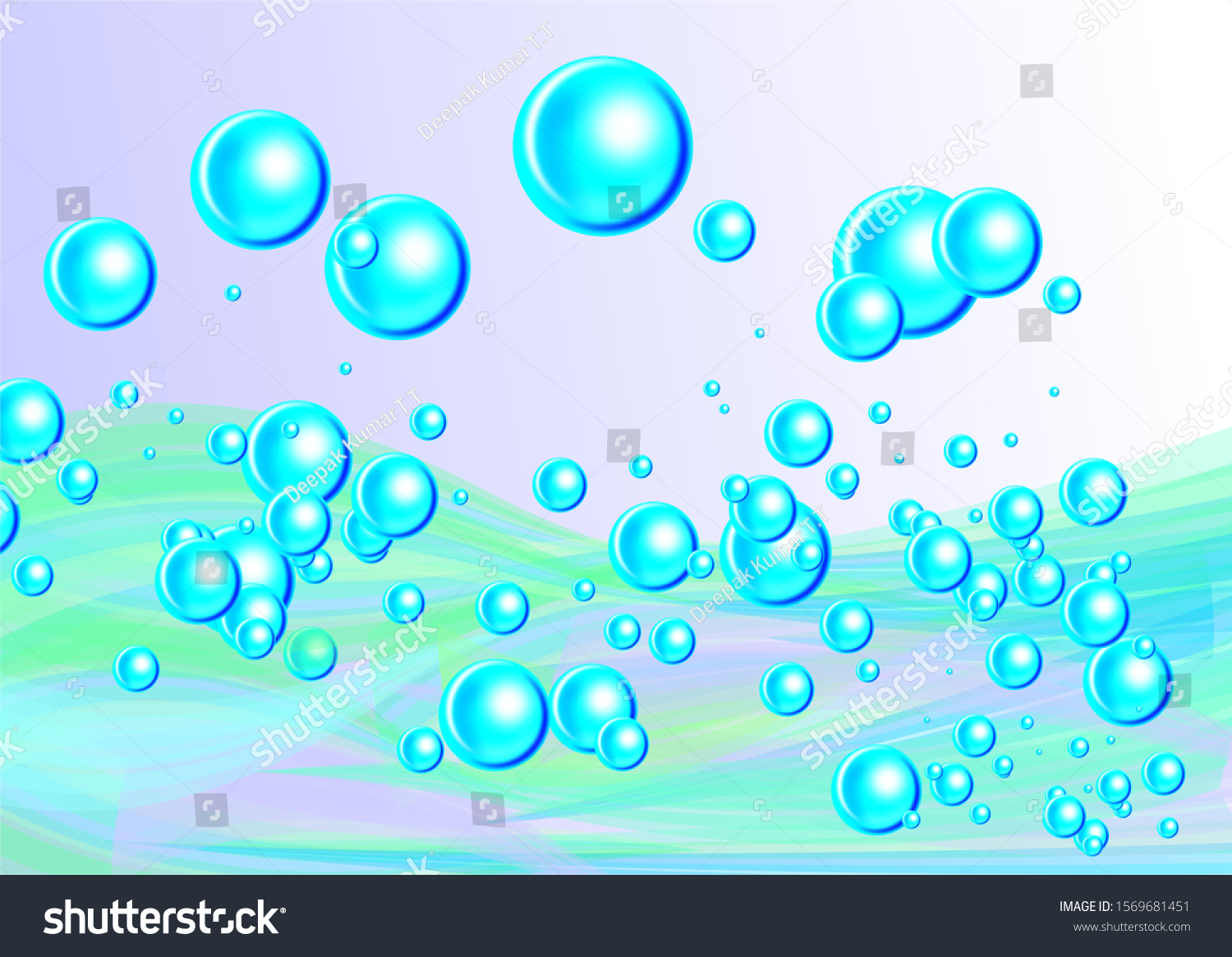 Air Bubbles On Water Created Wallpapers Stock Illustration 1569681451 Images, Photos, Reviews