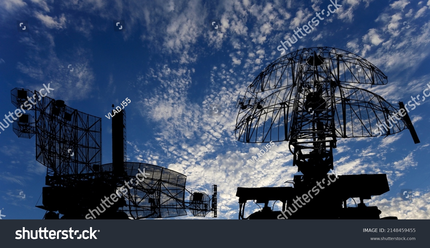 Air Defense Radars Military Mobile Anti Stock Photo 2148459455 ...