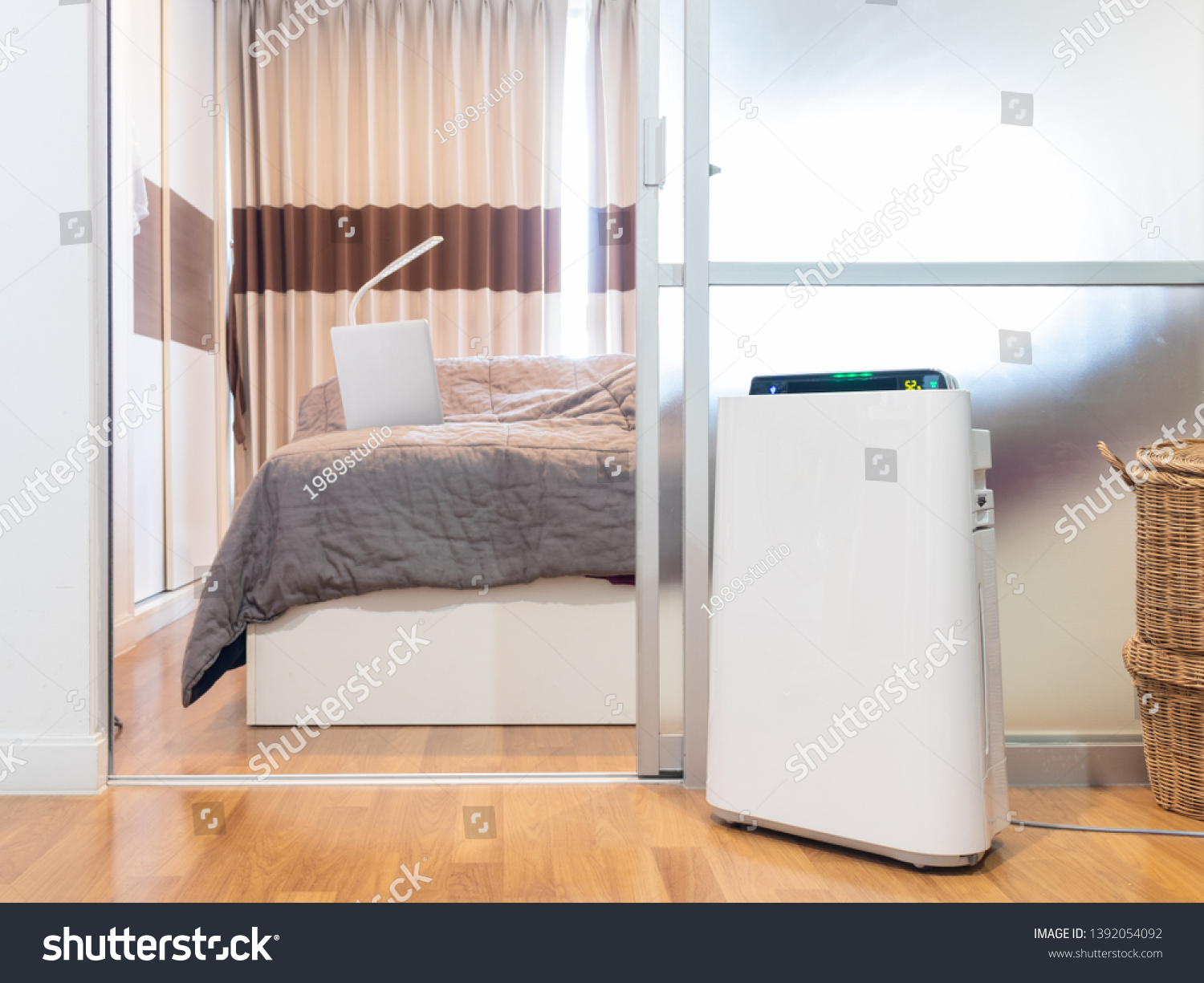 Air Purifier Bedroom Filter Clean Room Stock Photo Edit Now