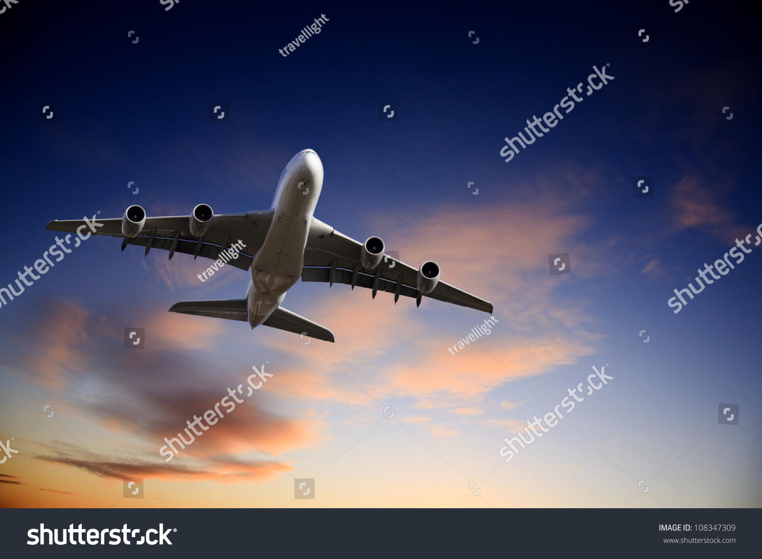 Airbus A380 Jet Aeroplane Taking Off Stock Photo 108347309 - Shutterstock