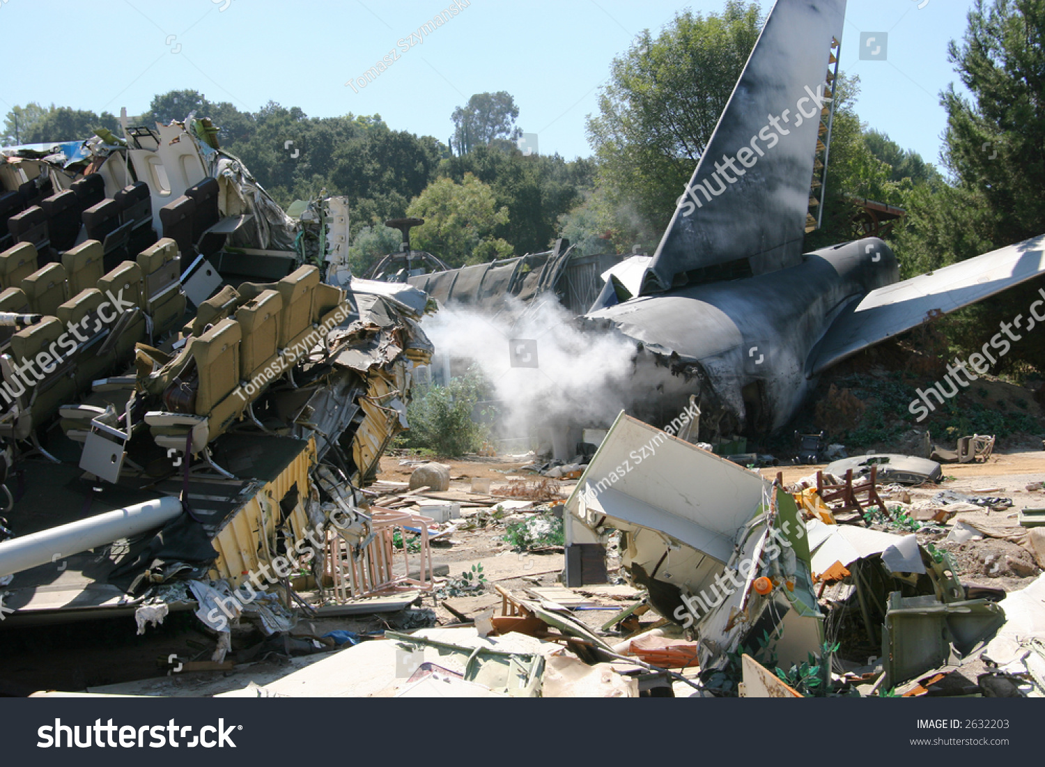 Airplane Crash Scene Movie Stock Photo 2632203 Shutterstock