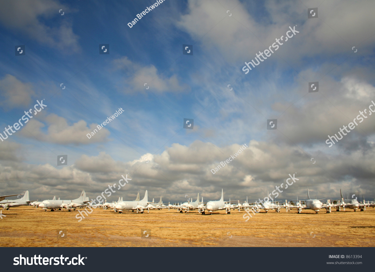 Airplane Graveyard In Tucson, Arizona Stock Photo 8613394 : Shutterstock