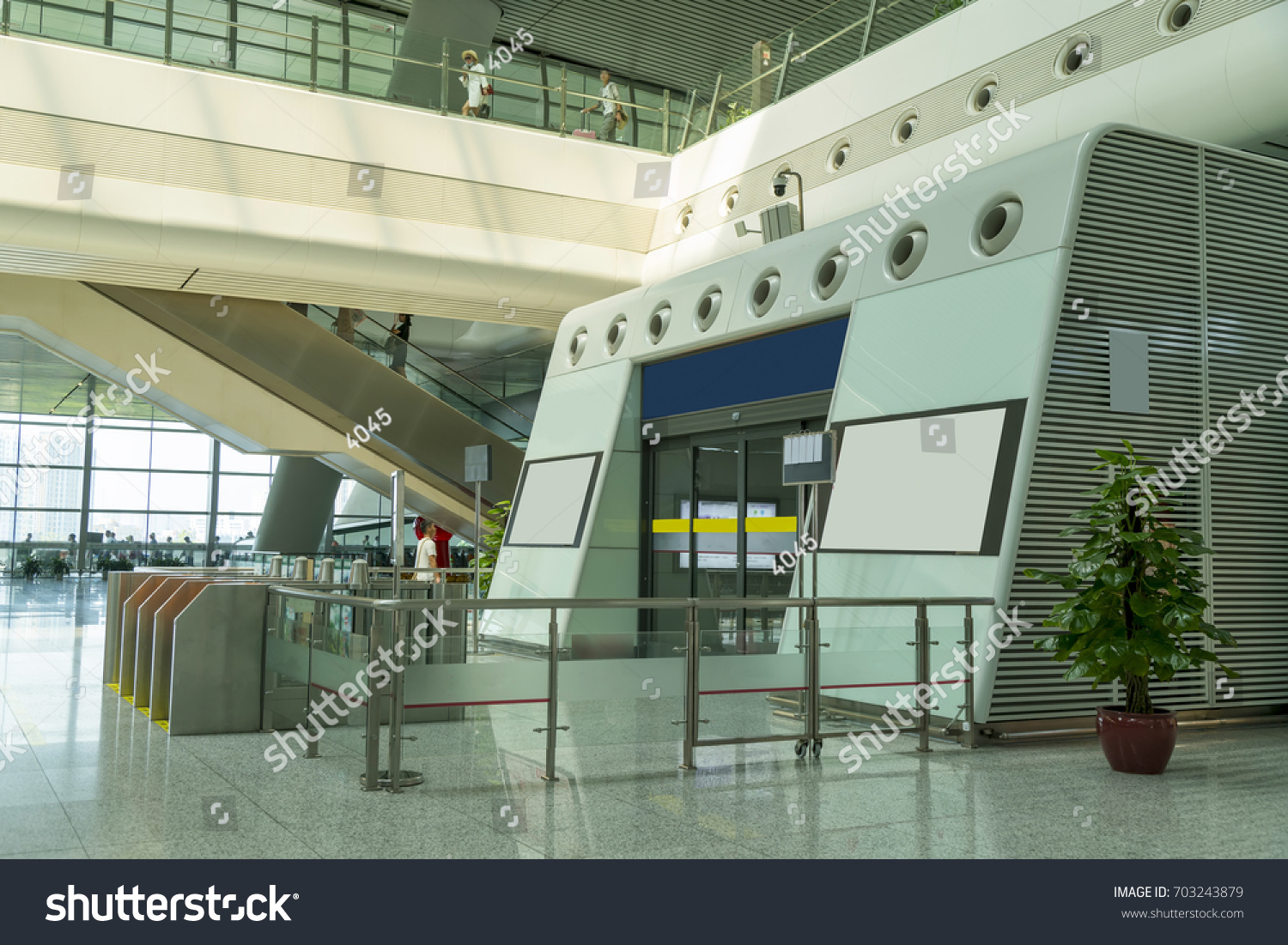 Airport Departure Hall Stock Photo 703243879 | Shutterstock