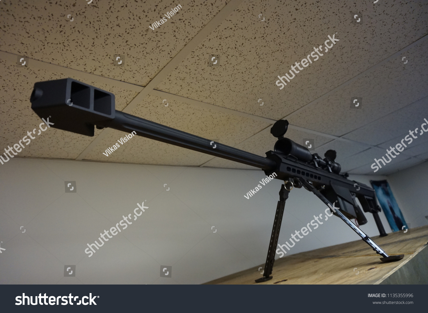Airsoft Sniper Rifle 50 Cal Replica Stock Photo Edit Now