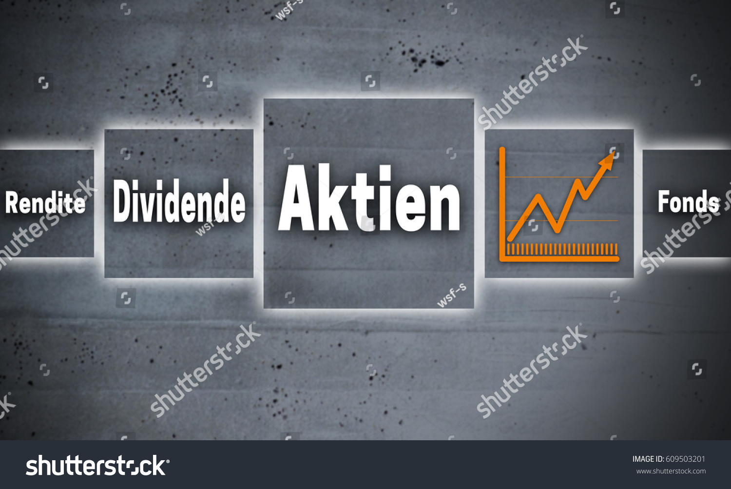 Aktien German Shares Dividend Yield Fund Stock Photo Edit Now