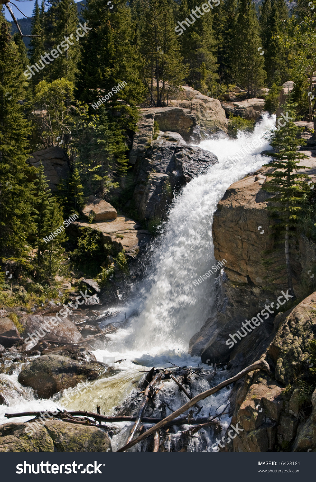 Alberta Falls Rocky Mountain National Park Estes Park, Colorado Stock ...