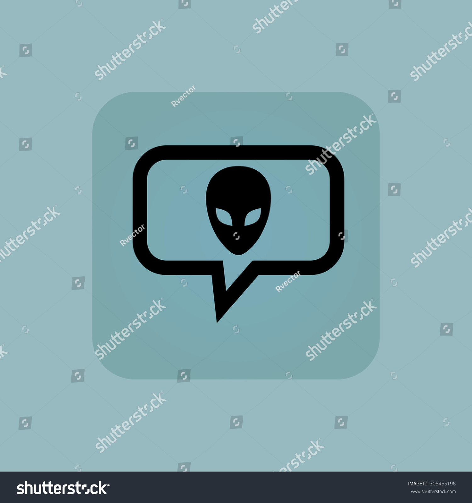 Alien face chat