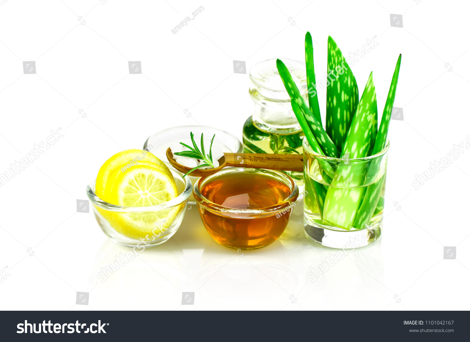 aloe vera honey and lemon