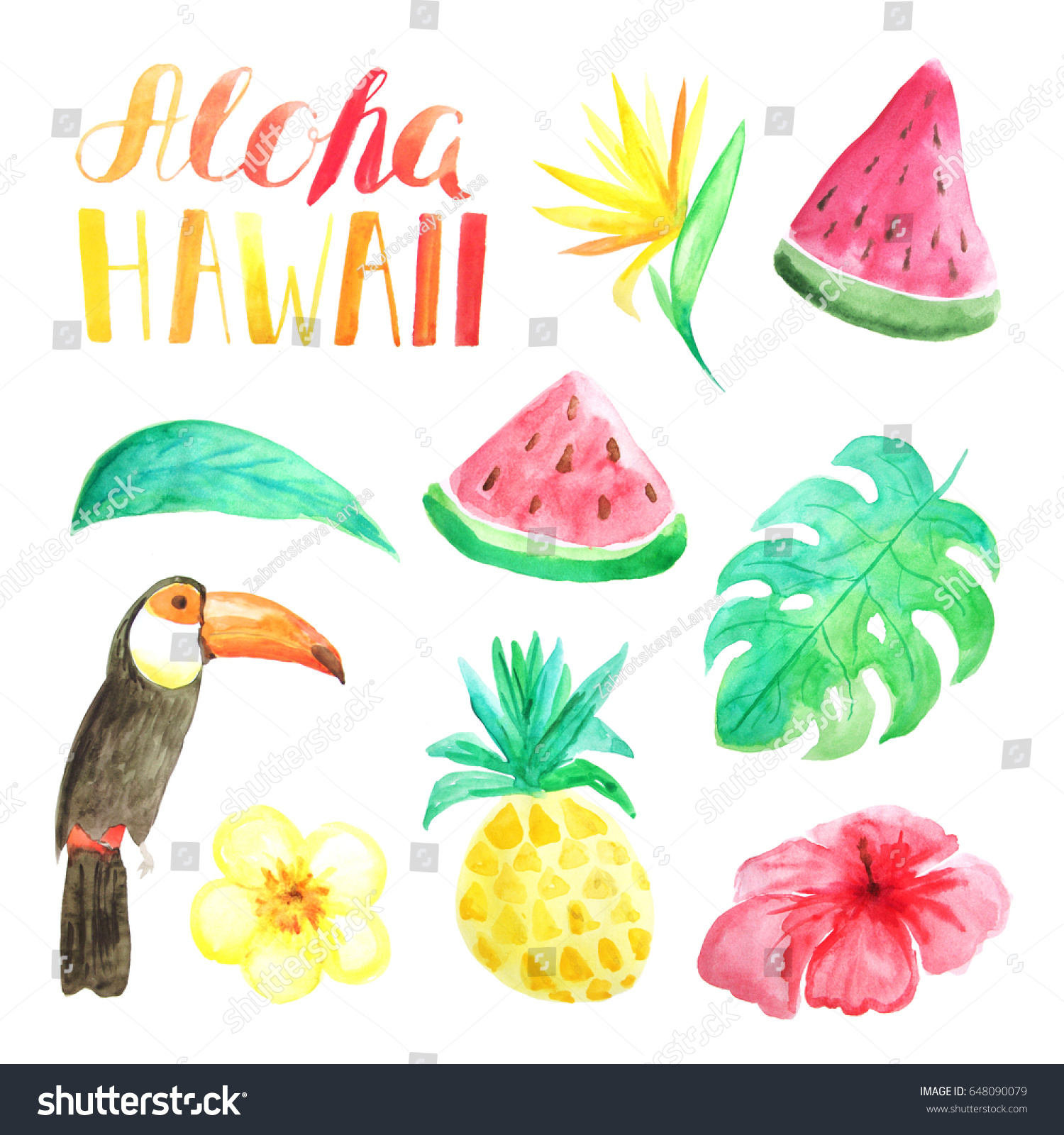 Watercolor aloha Aloha Pineapple Print Pineapple painting Aloha painting Pineapple drawing Watercolor pineapple