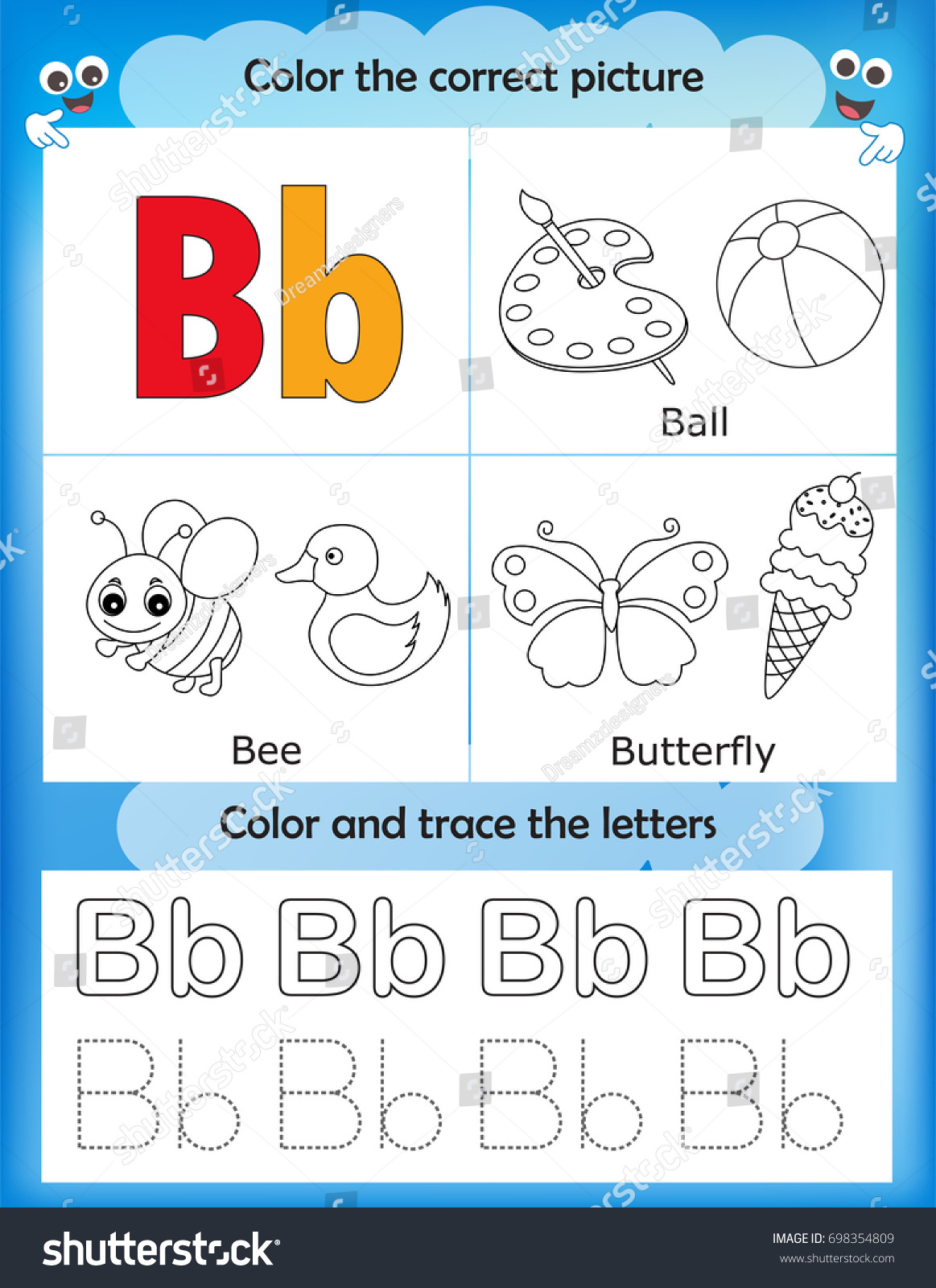 alphabet learning letters coloring graphics printable stock vector royalty free 462701011 shutterstock
