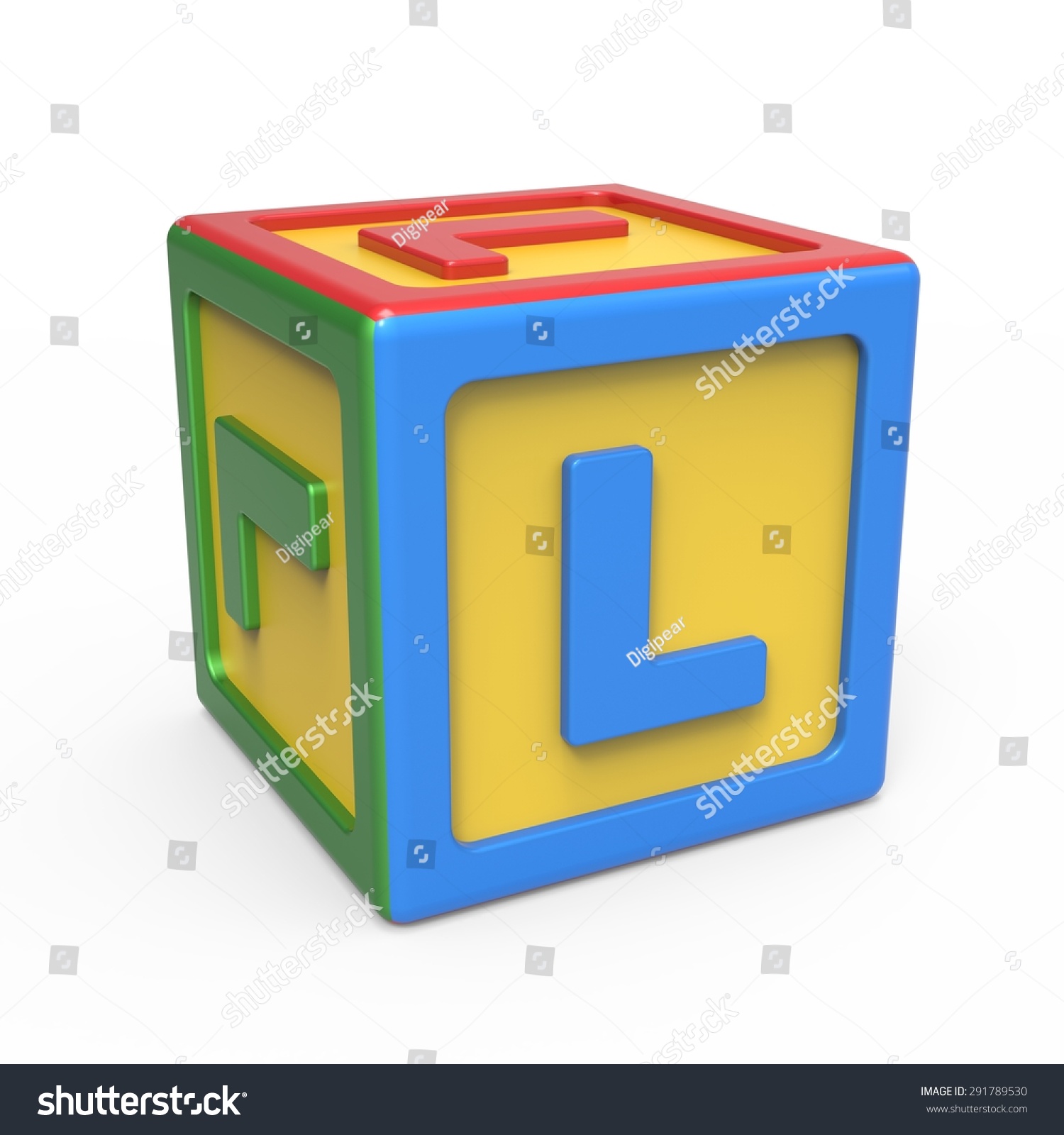 alphabet toy block letter l stock illustration 291789530 shutterstock block letter l