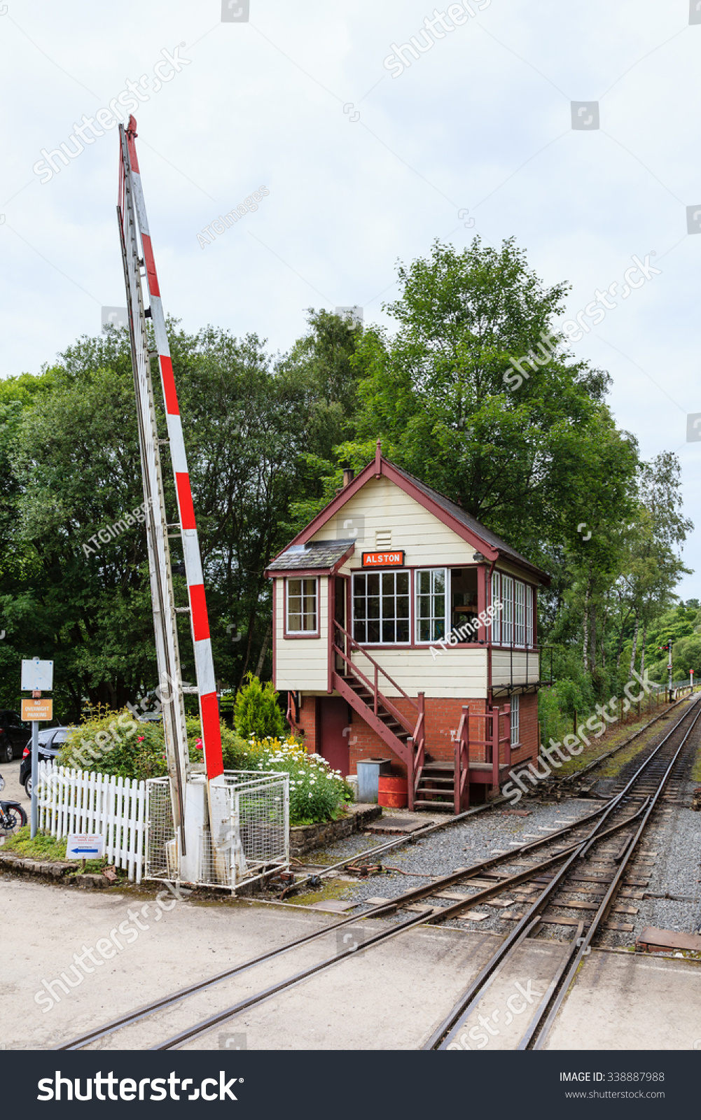 Alston Signal Box Level Crossing Railway Stock Photo Edit Now