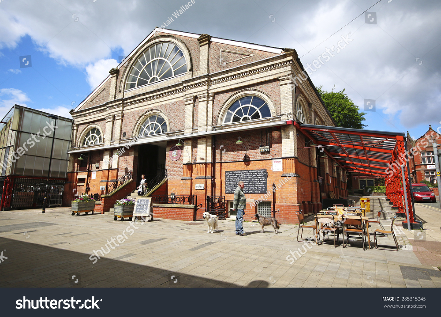 Altrincham, Uk - June 7 2015: Altrincham Market. Altrincham Is A Market ...