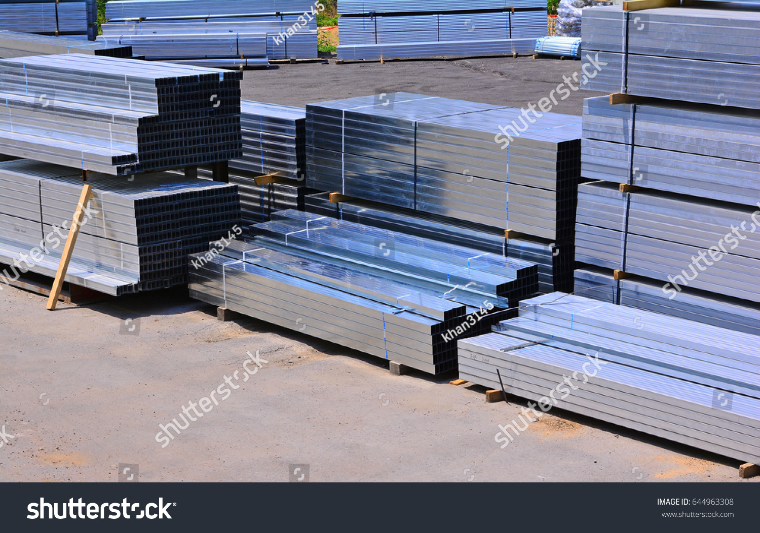 Aluminum Molding Aluminum Channel Shape Steel Stock Photo Edit Now 644963308