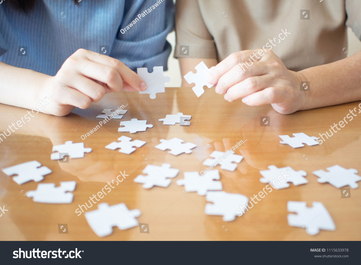 Alzheimers Disease Dementia Prevention Concept Elderly Stock Photo Edit Now 1115633978