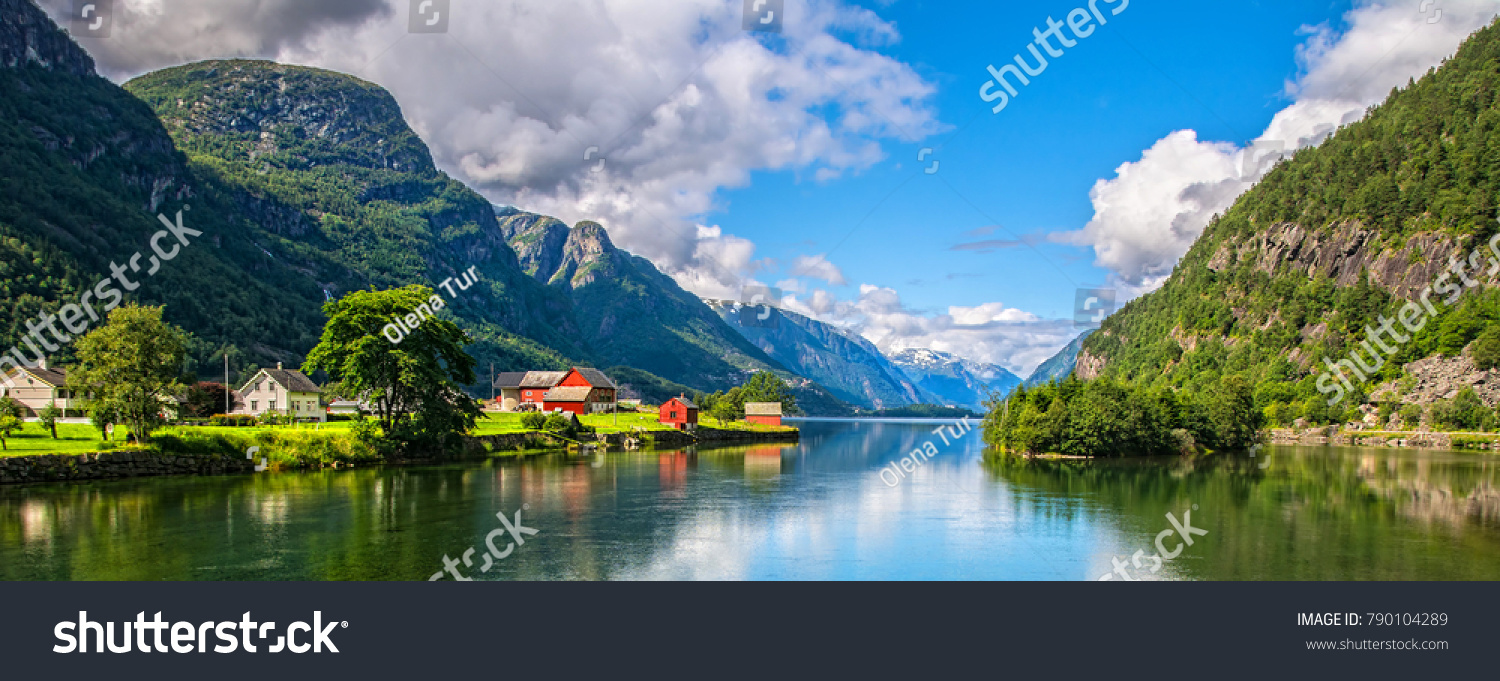 Norwegian Fjords Images Stock Photos Vectors Shutterstock