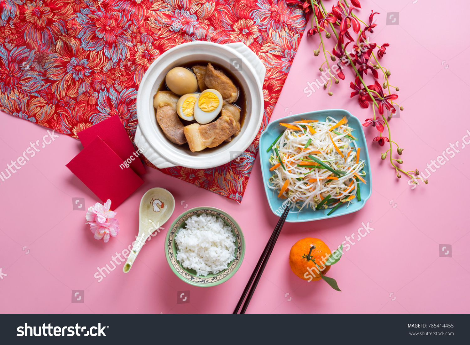 Amazing Vietnamese Food Tet Holiday Spring Stock Photo Edit Now 785414455