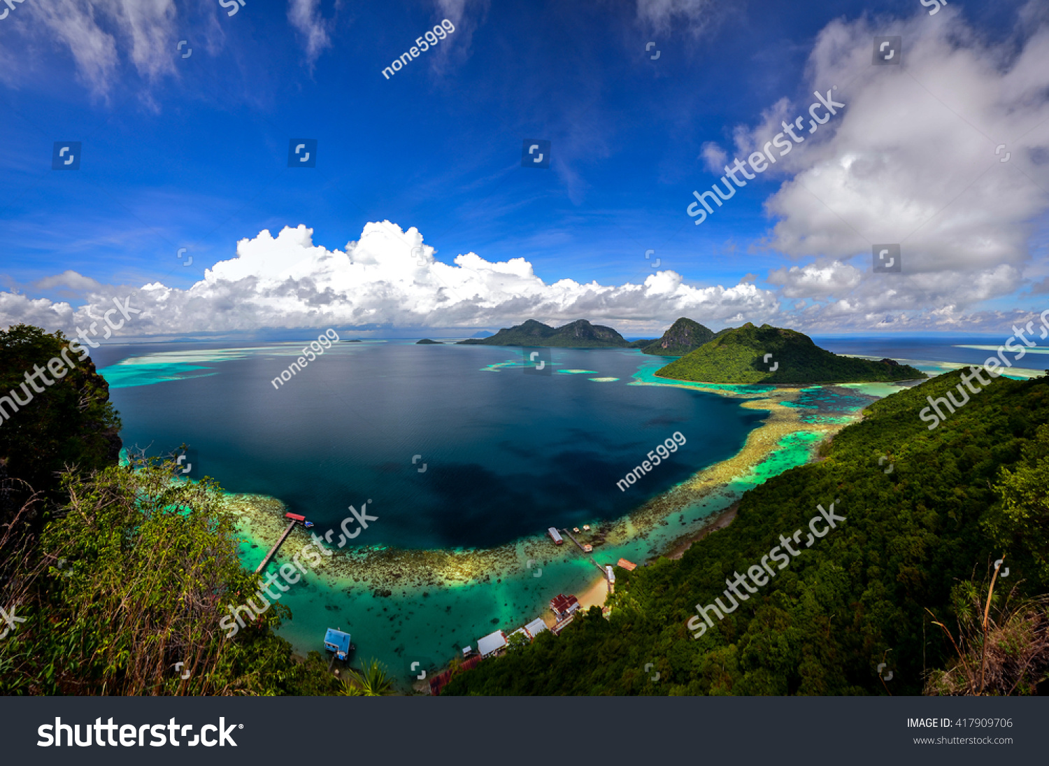 Amazing View Tun Sakaran Marine Park Stock Photo Edit Now 417909706