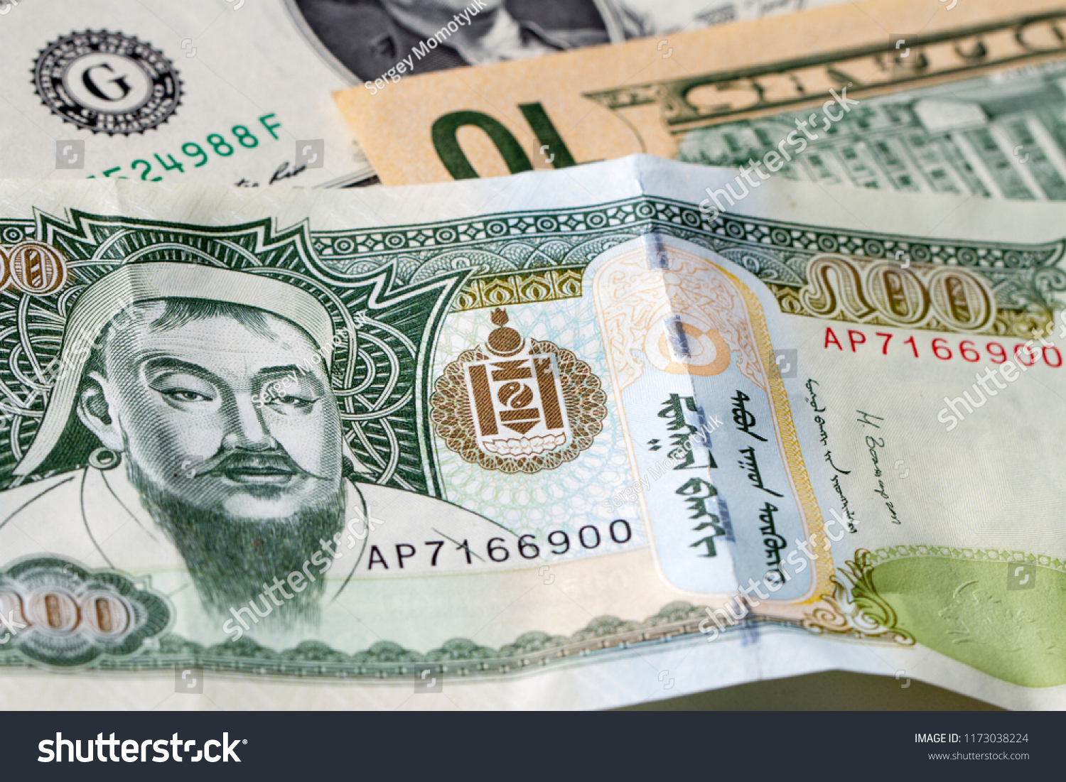 american-dollars-mongolian-tugriks-small-denominations-stock-photo