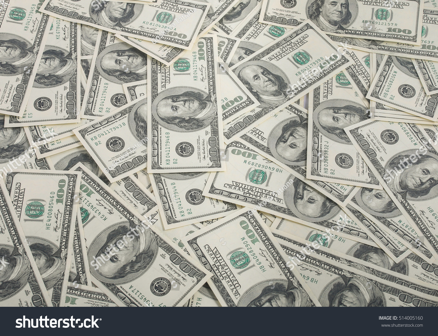 American Dollars Pile As Background Stock Photo 514005160 : Shutterstock