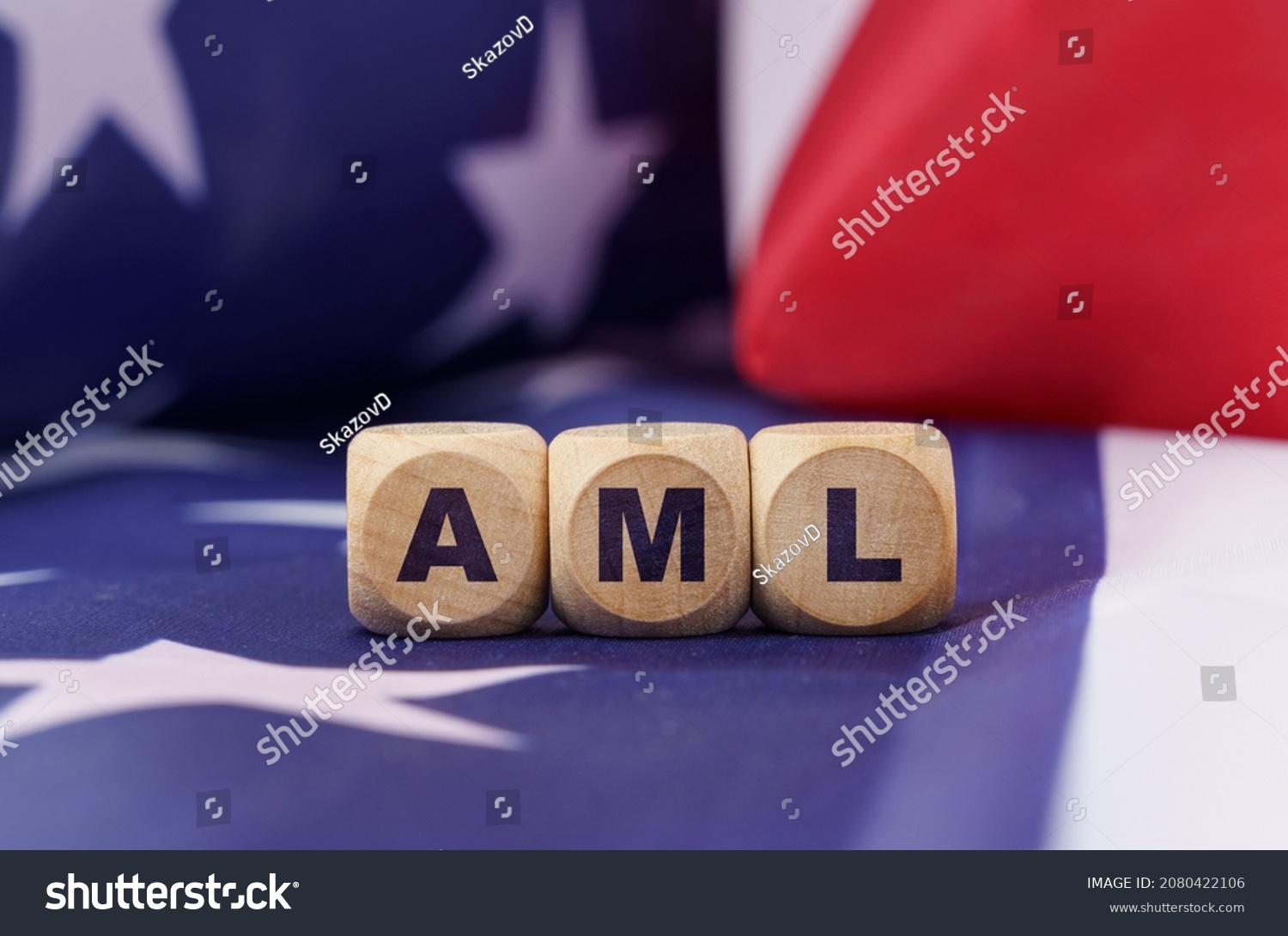 American Economy Business Concept Us Flag Stock Photo 2080422106