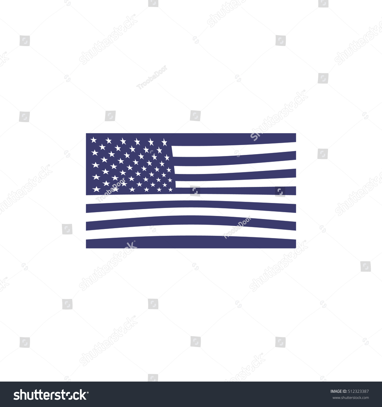 American Flag Stock Illustration 512323387 - Shutterstock