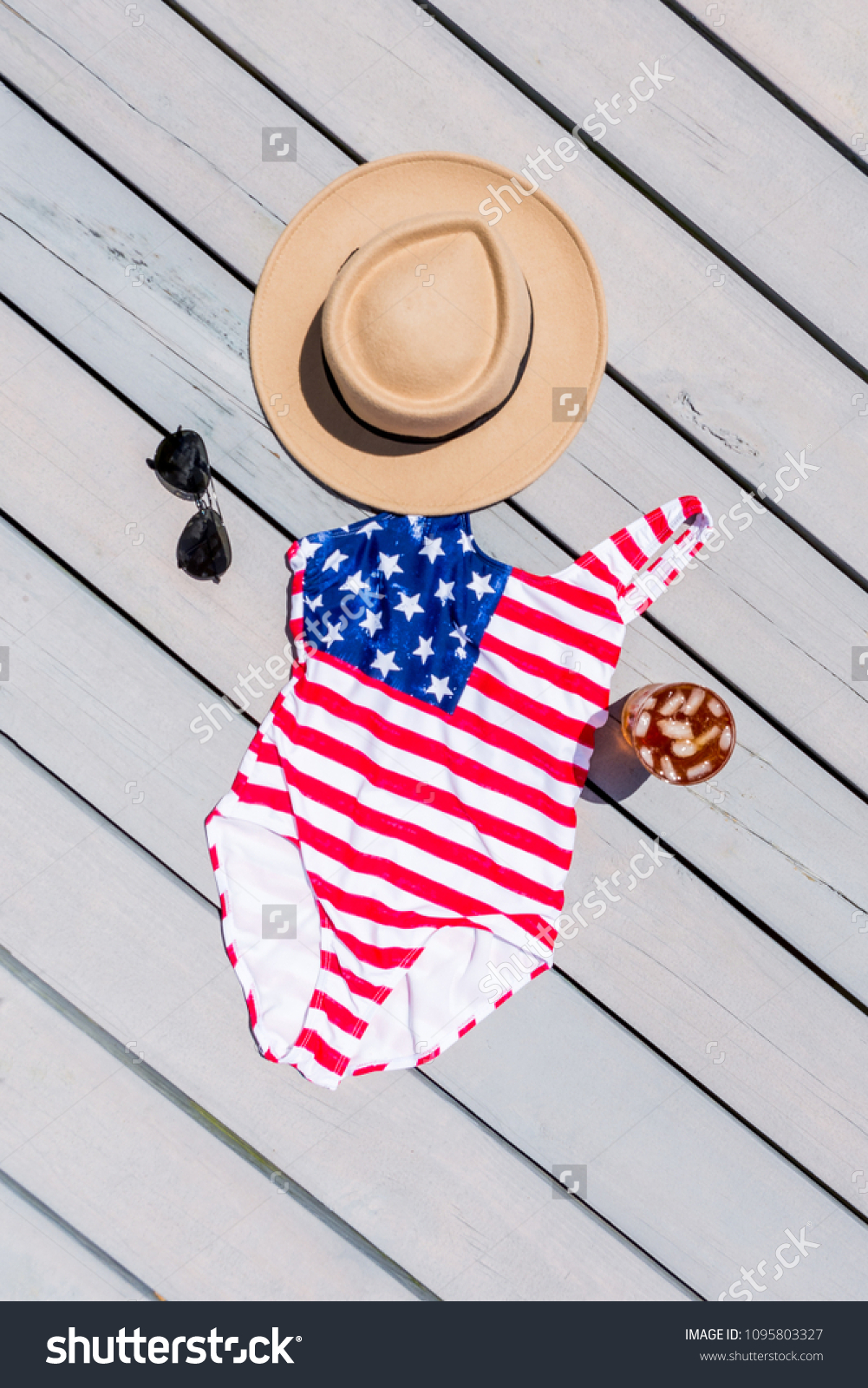 baby boy american flag bathing suit