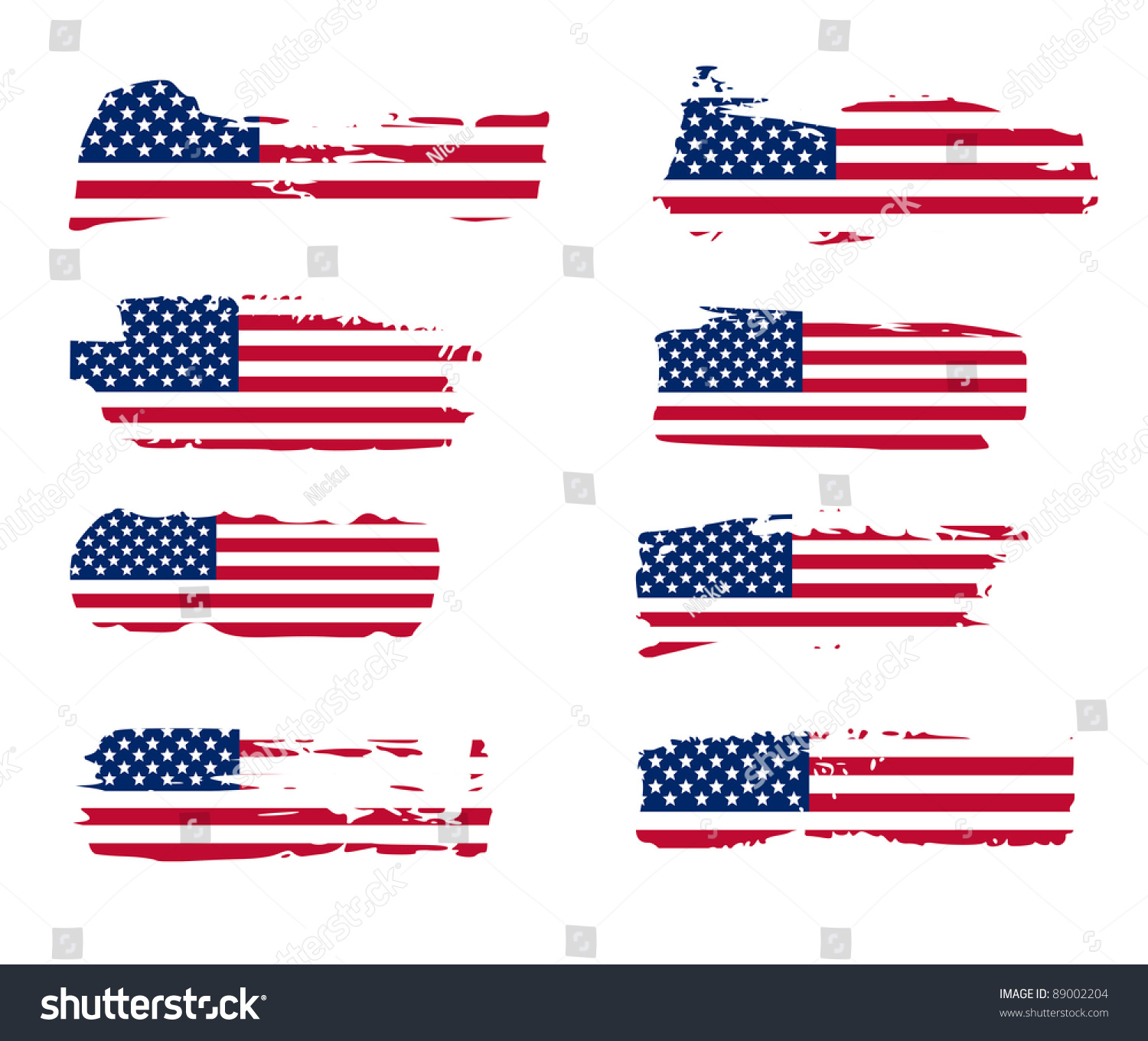 American Flag Strips Design Stock Photo 89002204 : Shutterstock